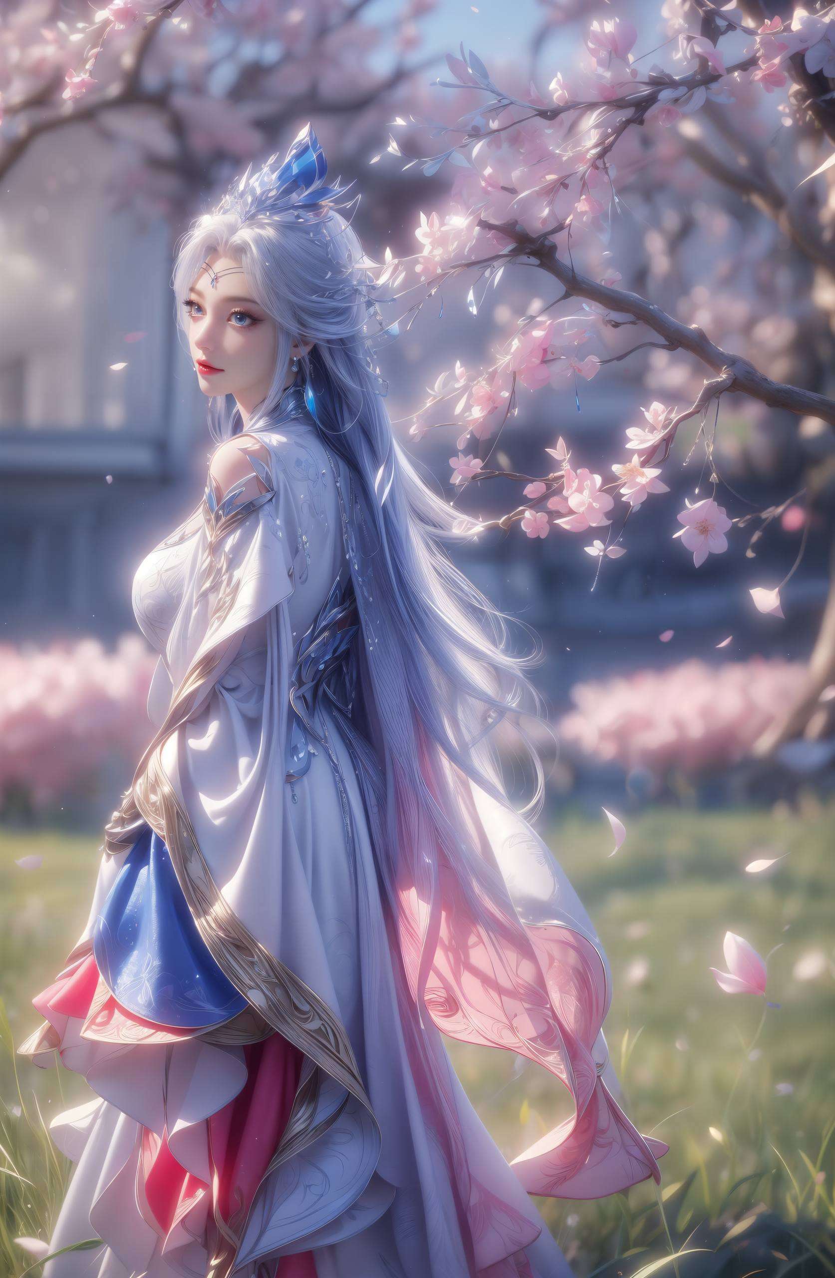 宁雨蝶和苏灵韵一张是粉色的梦幻
