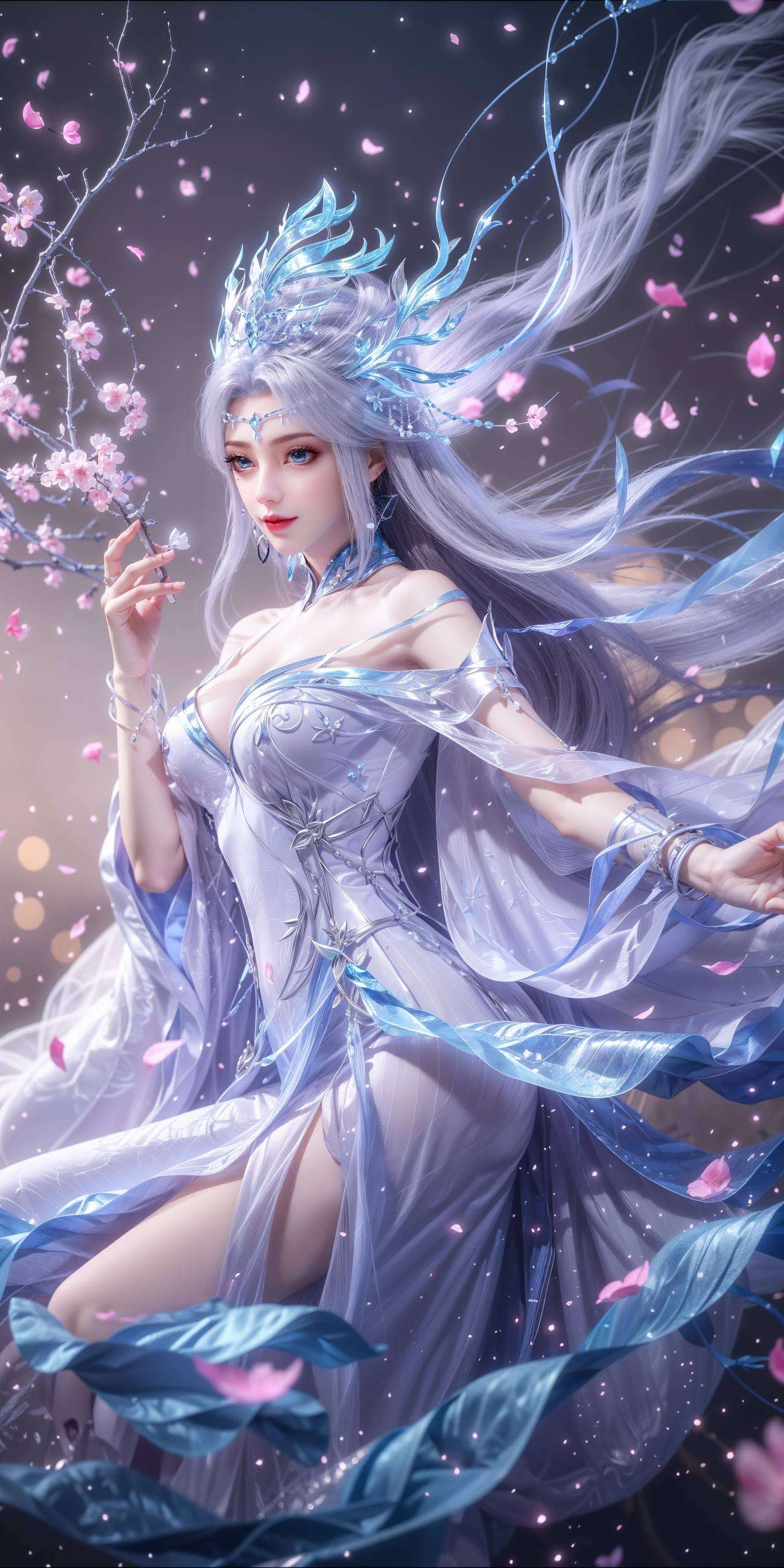 如梦似幻的国漫女神在她的世界里