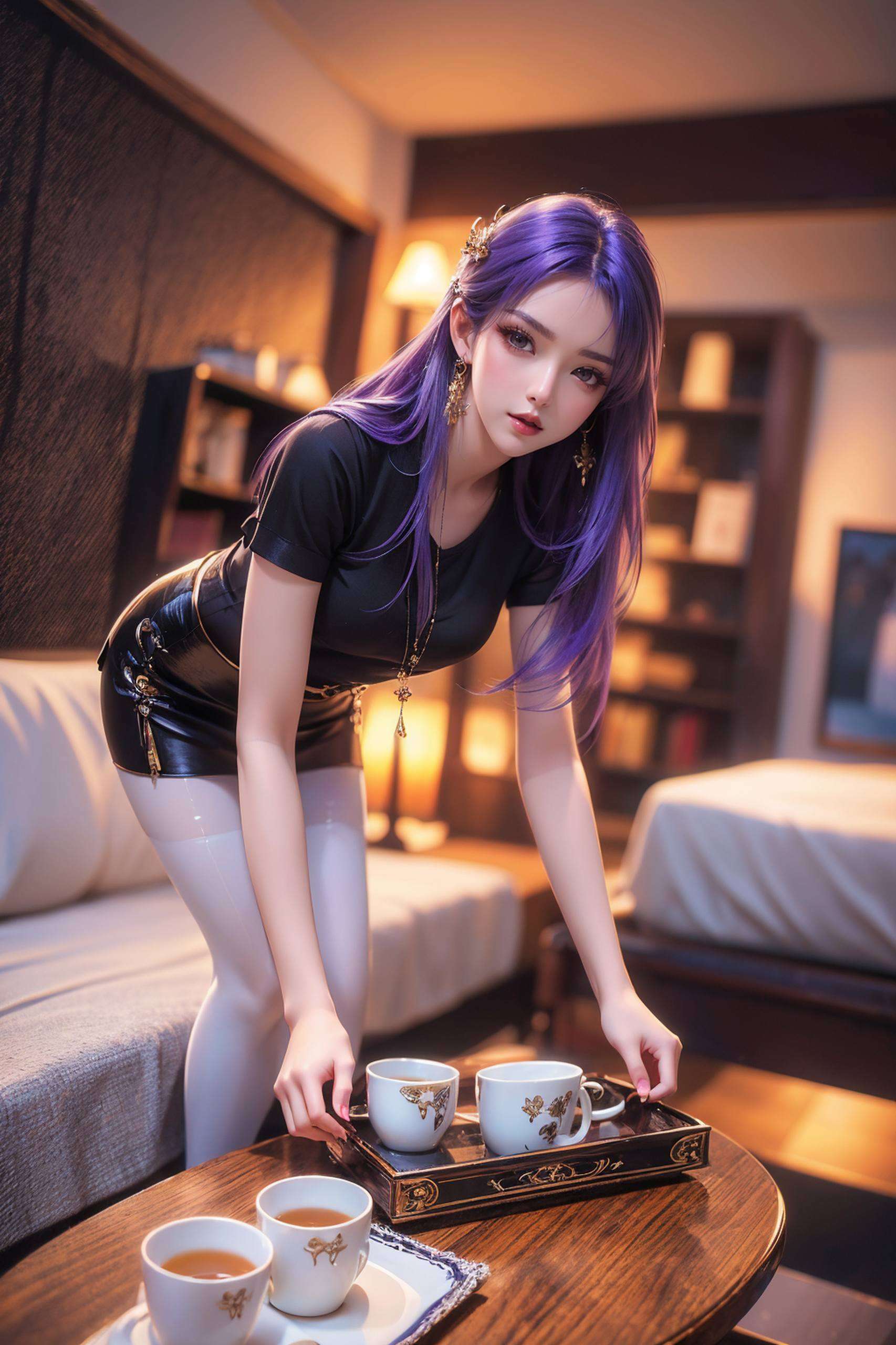 美艳绝伦宛若仙子下凡尘