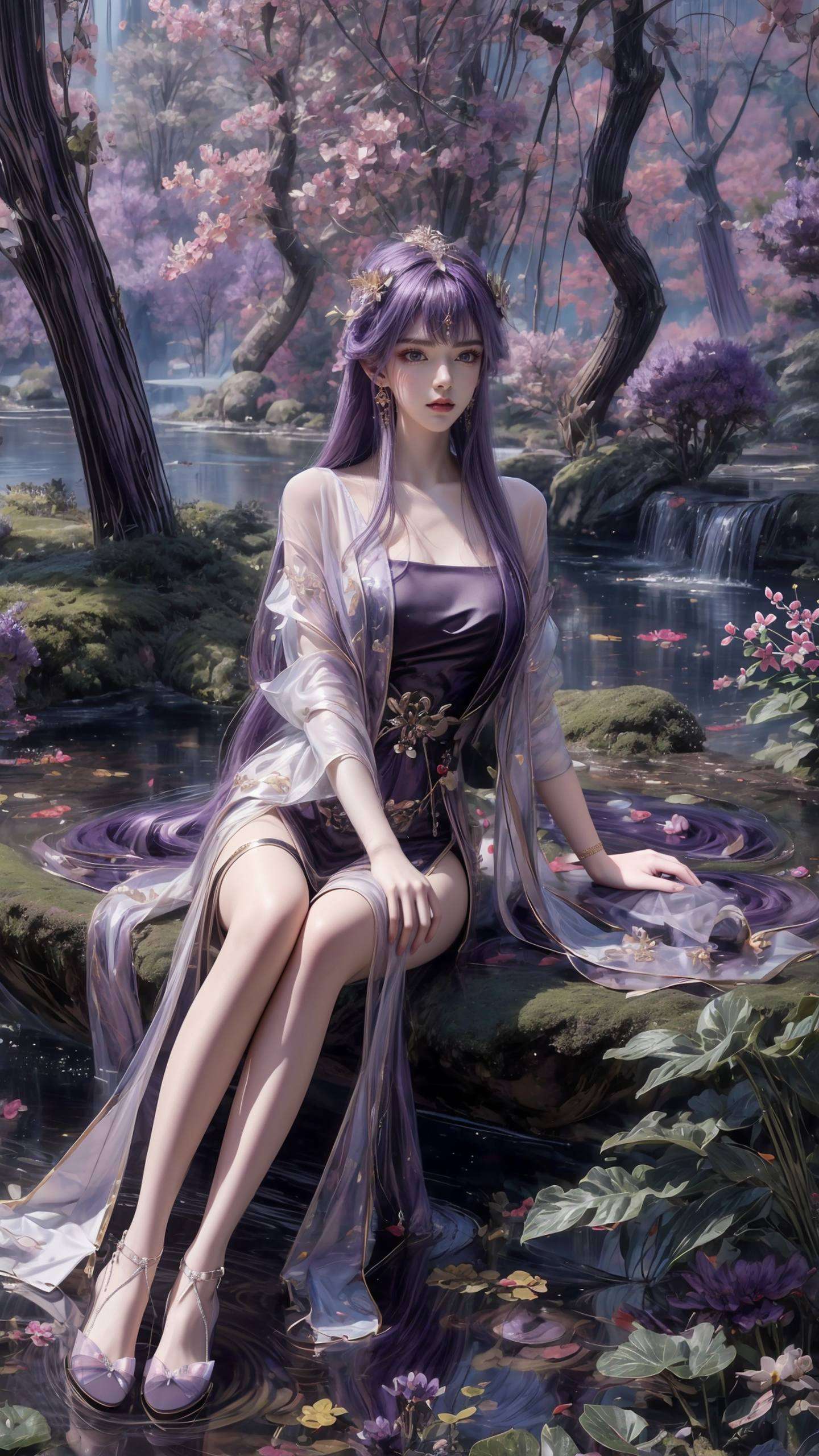 她的美丽如同百炼成神的传说深邃如玄幻世界