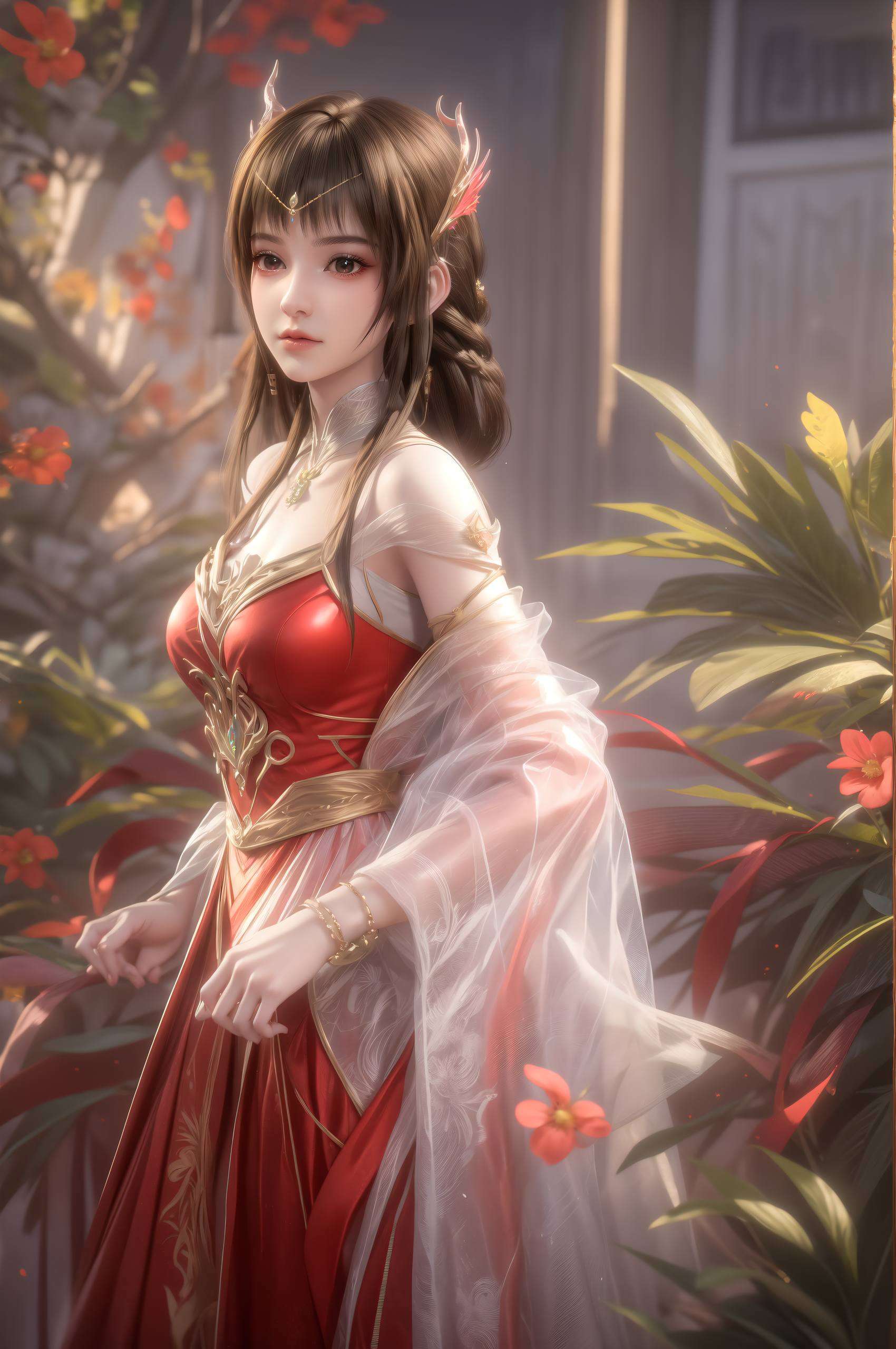 简直是国漫女神的典范！玄幻世界里的她今天她又换上了新壁纸