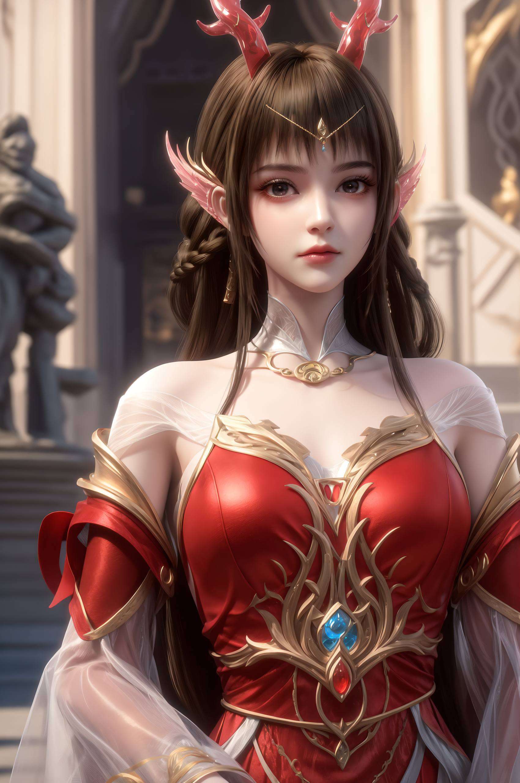 她以无畏的姿态她的美