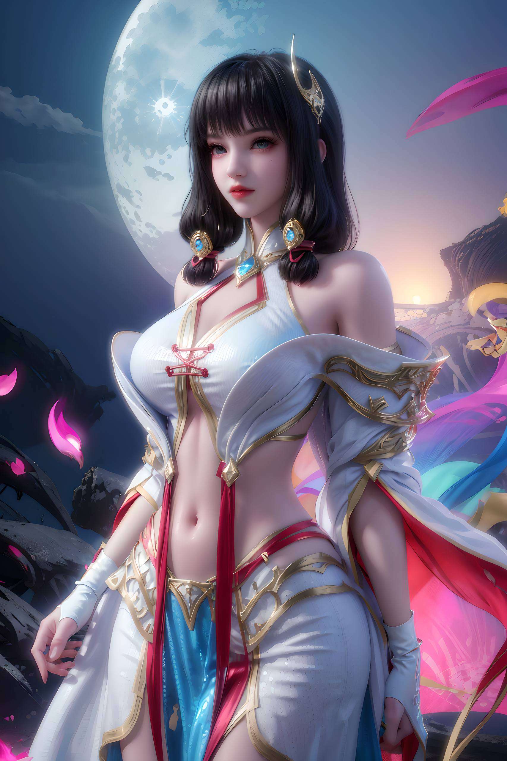 以其独特的动态美成为了无数粉丝心中的梦幻女神