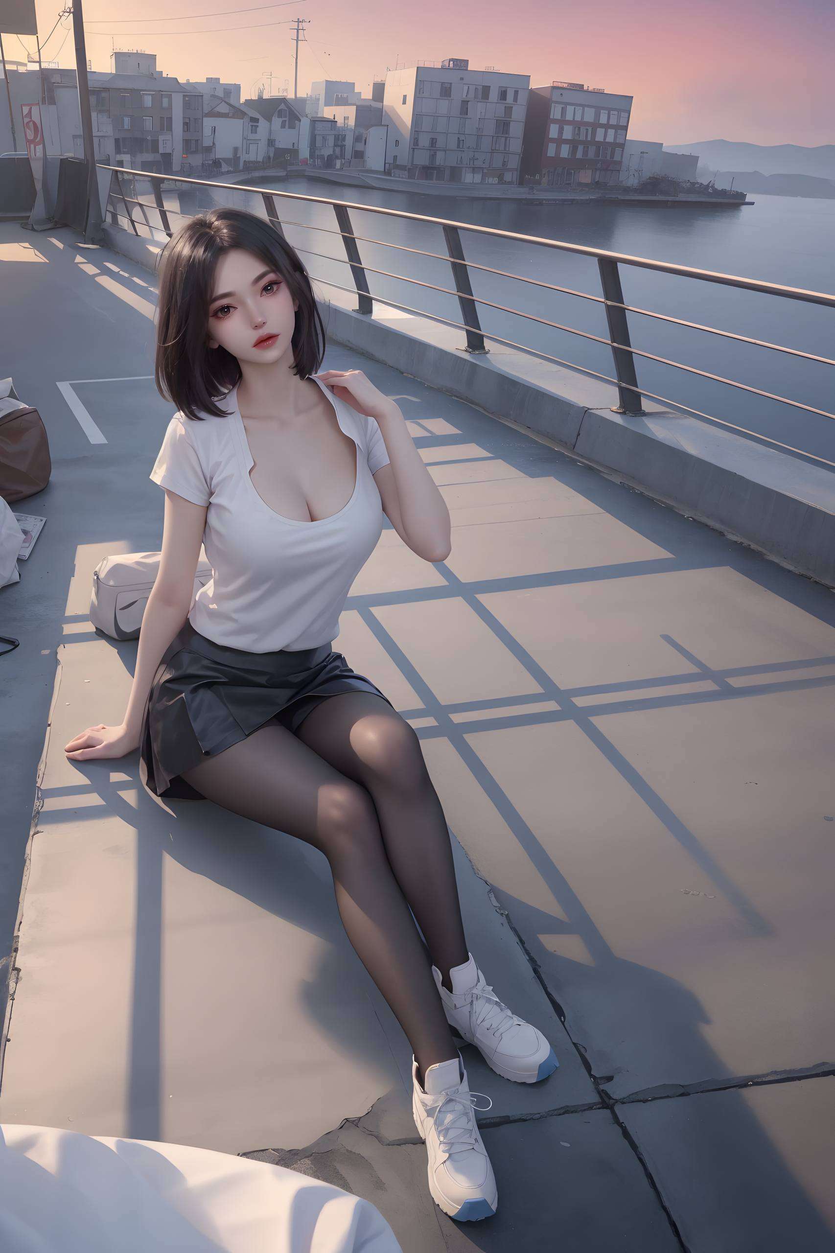 仿佛从古卷中走出的仙子似藏星辰大海
