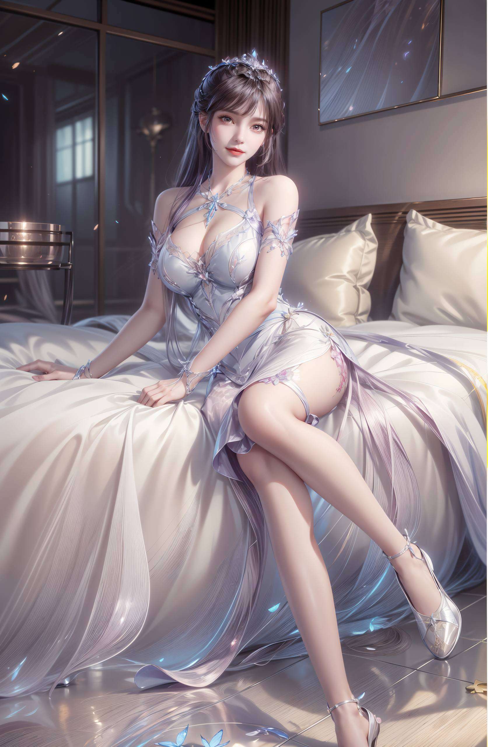 宛如从古画中走出的仙子小舞
