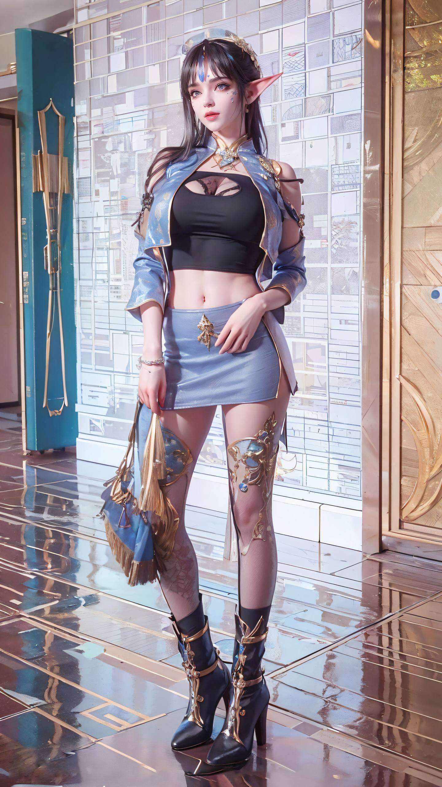 她的美感叹这世间竟有如此绝美的存在