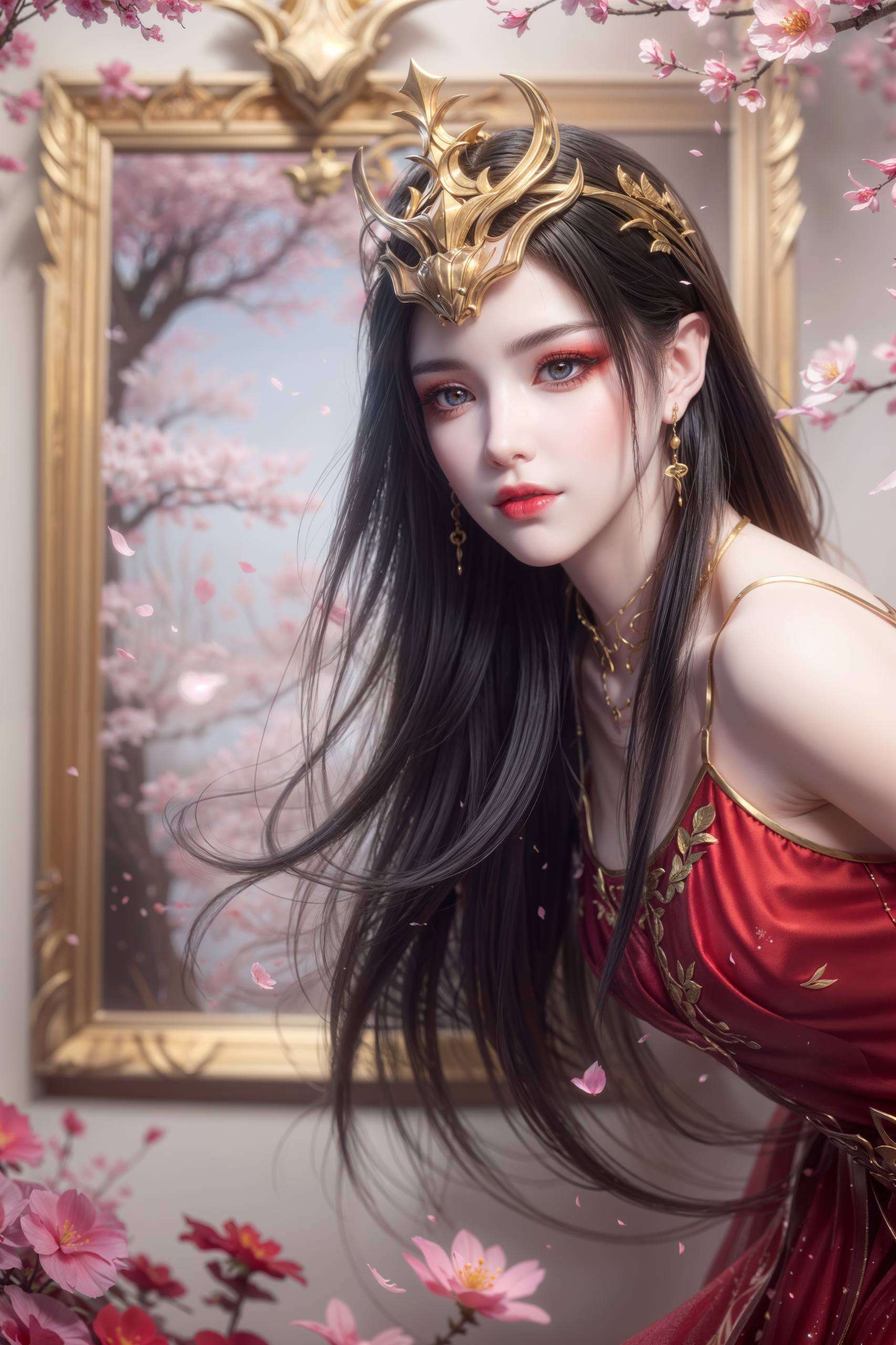 美杜莎女王以她那独特的蛇女姿态这是你桌面上的一个小型玄幻世界