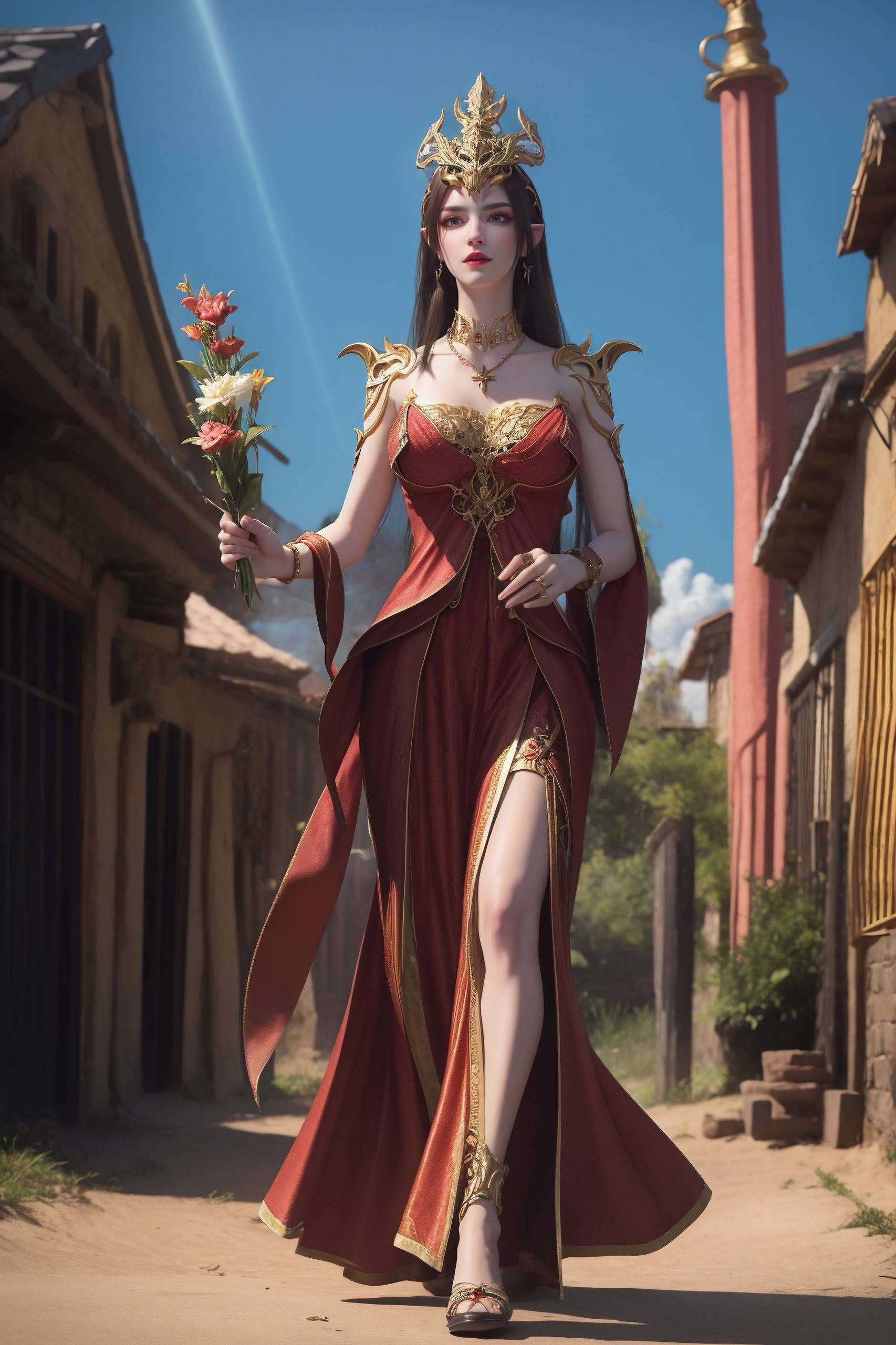霸气侧漏！她的壁纸美杜莎女帝可不是一般的蛇女