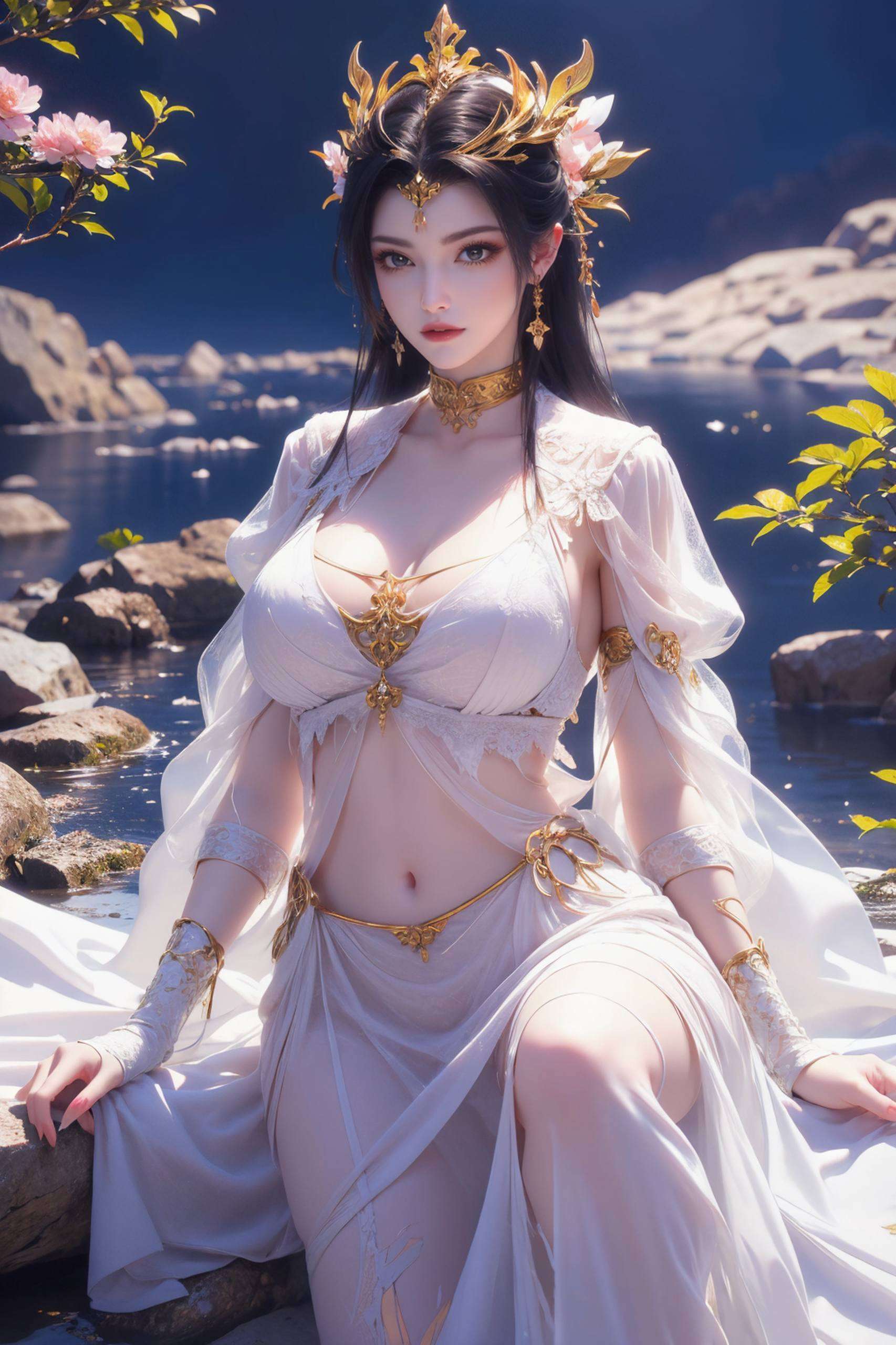 彩鳞如同一道绚丽的彩虹她的存在