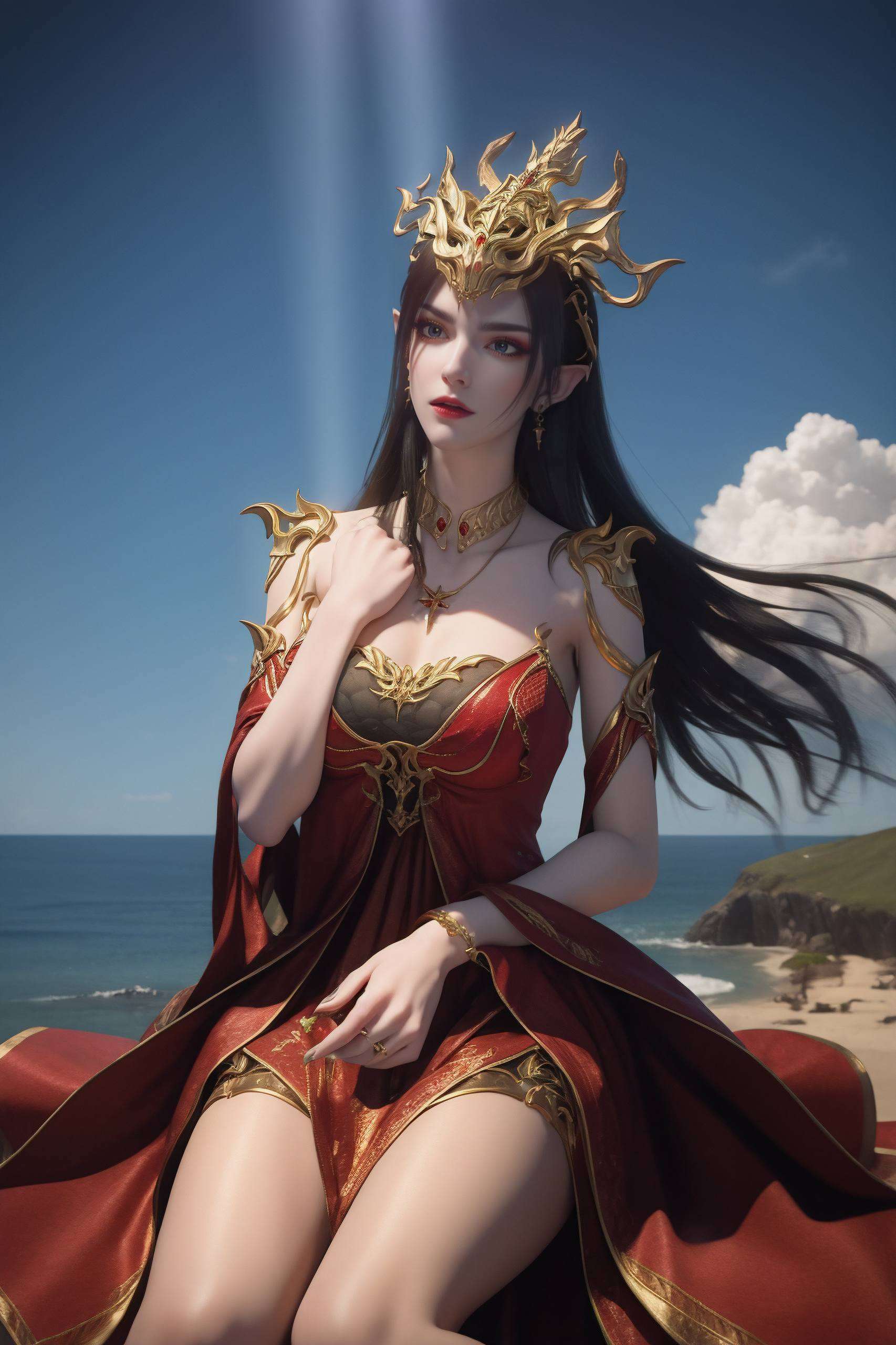 彩鳞的蛇女之姿更是玄幻世界中的绝代双骄