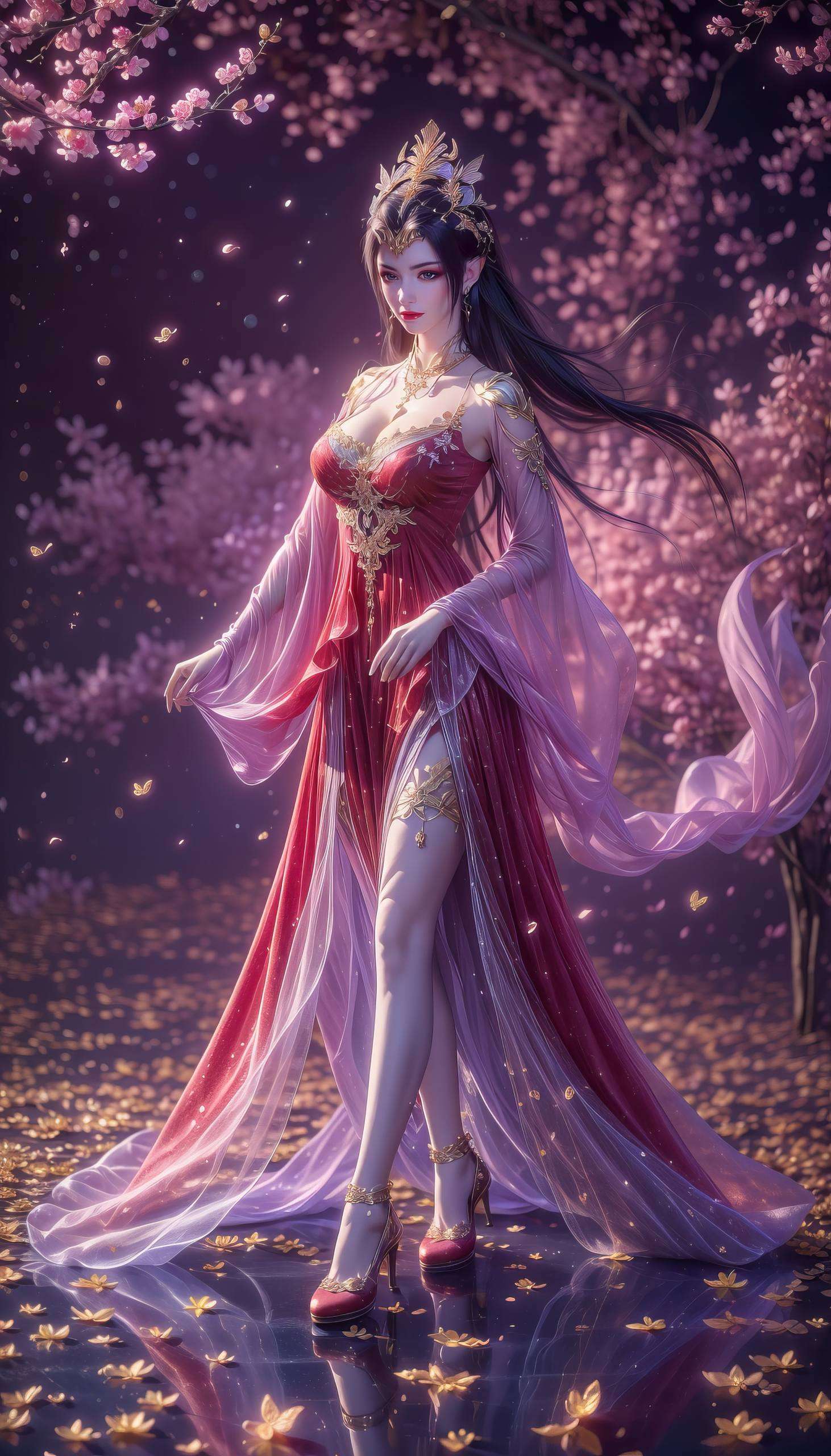 她是七彩吞天蟒的化身嘿嘿