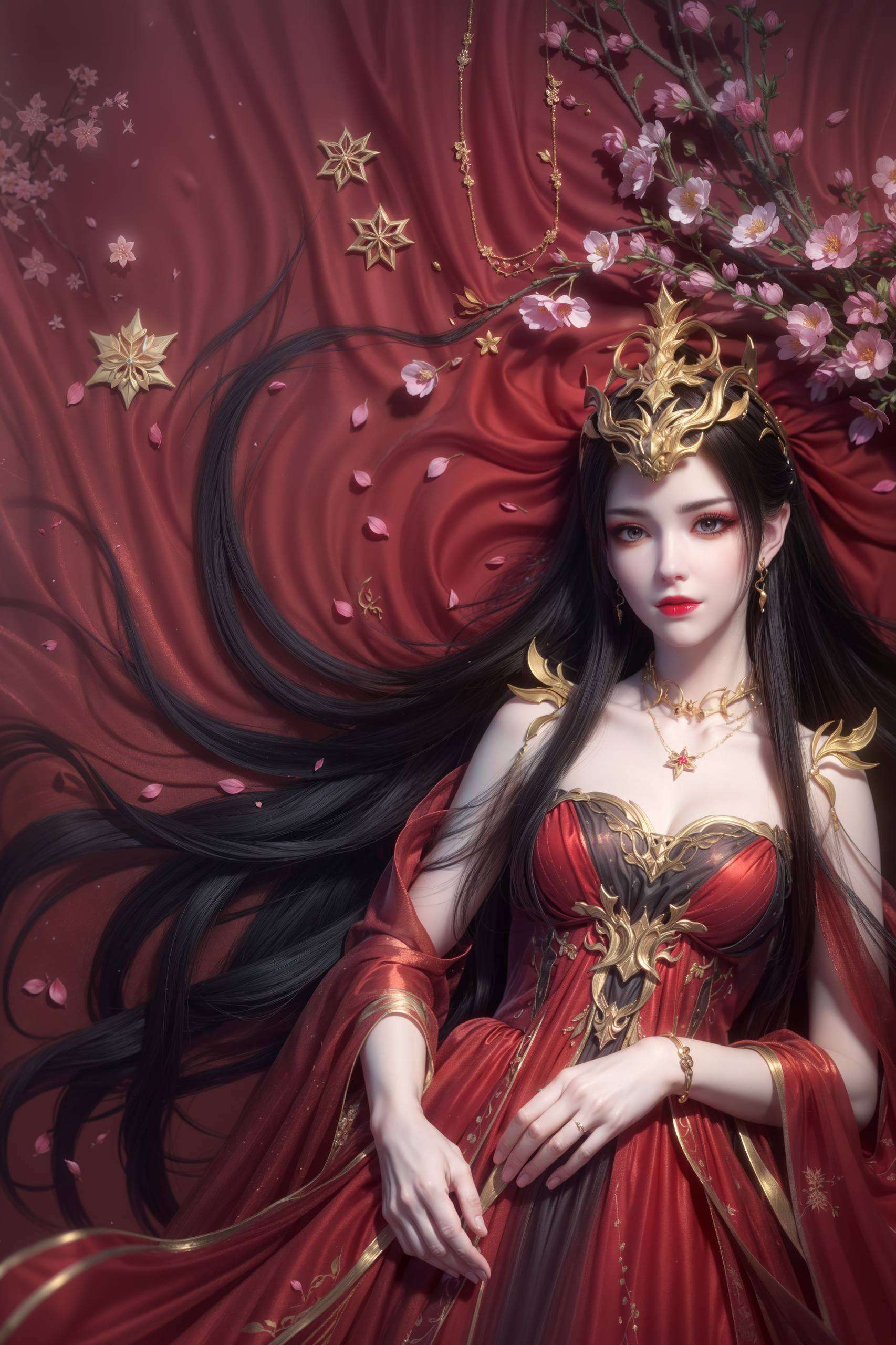 她是彩鳞每一次凝视她的壁纸