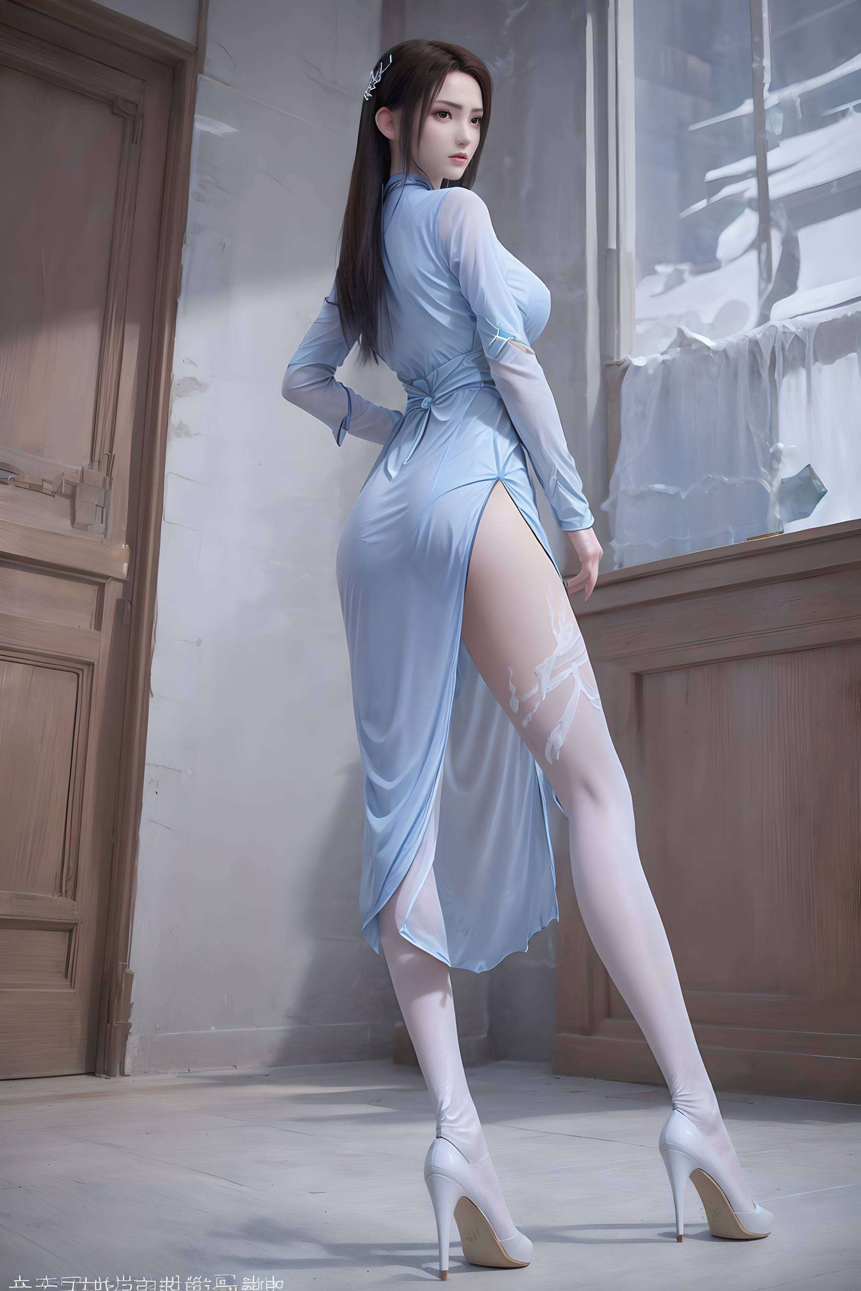 完美展现了国漫女神的风采她的眼神中闪烁着不屈的光芒
