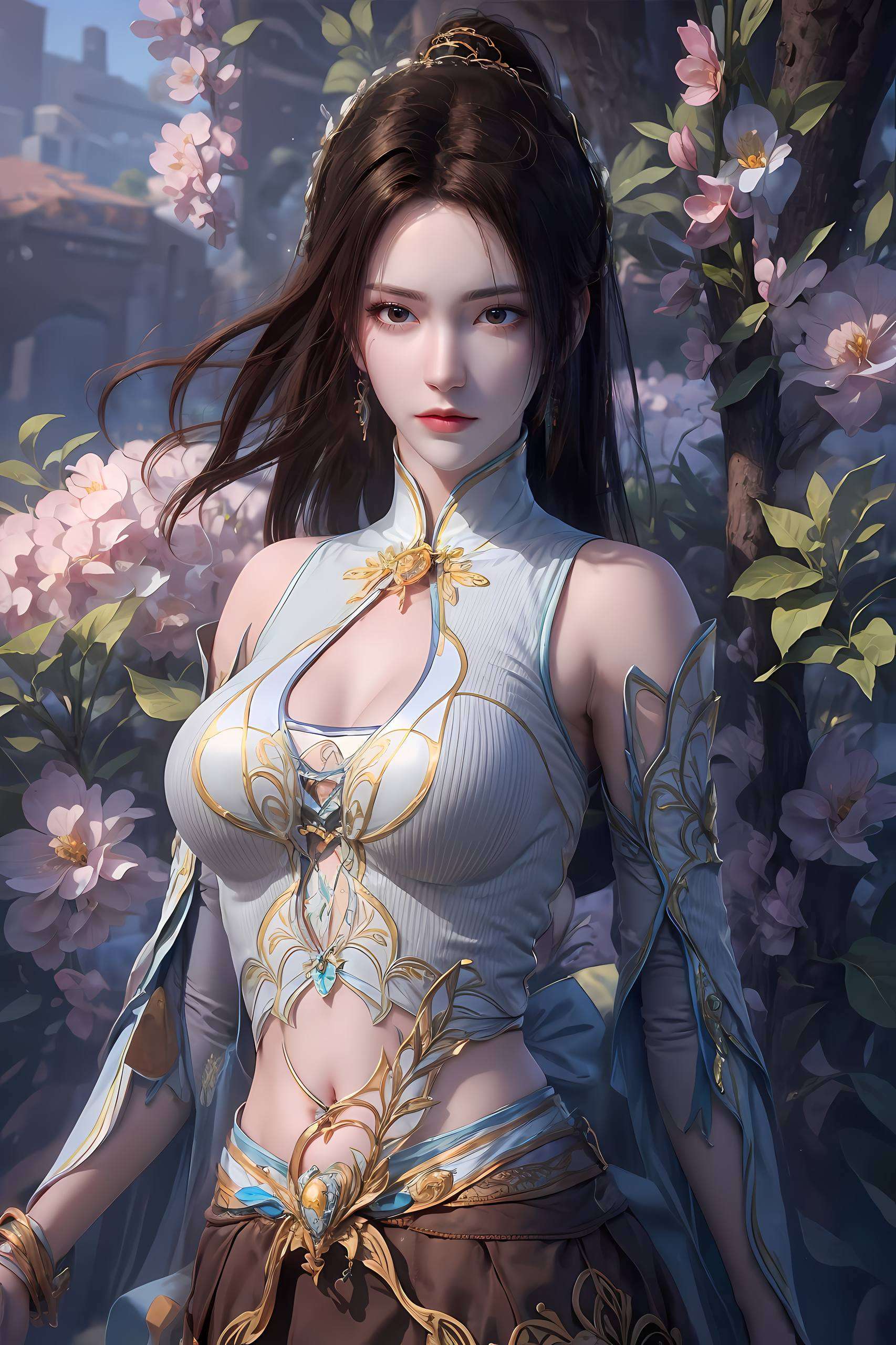 仿佛在诉说着一段跨越时空的宿命纳兰嫣然如仙子般飘然而立