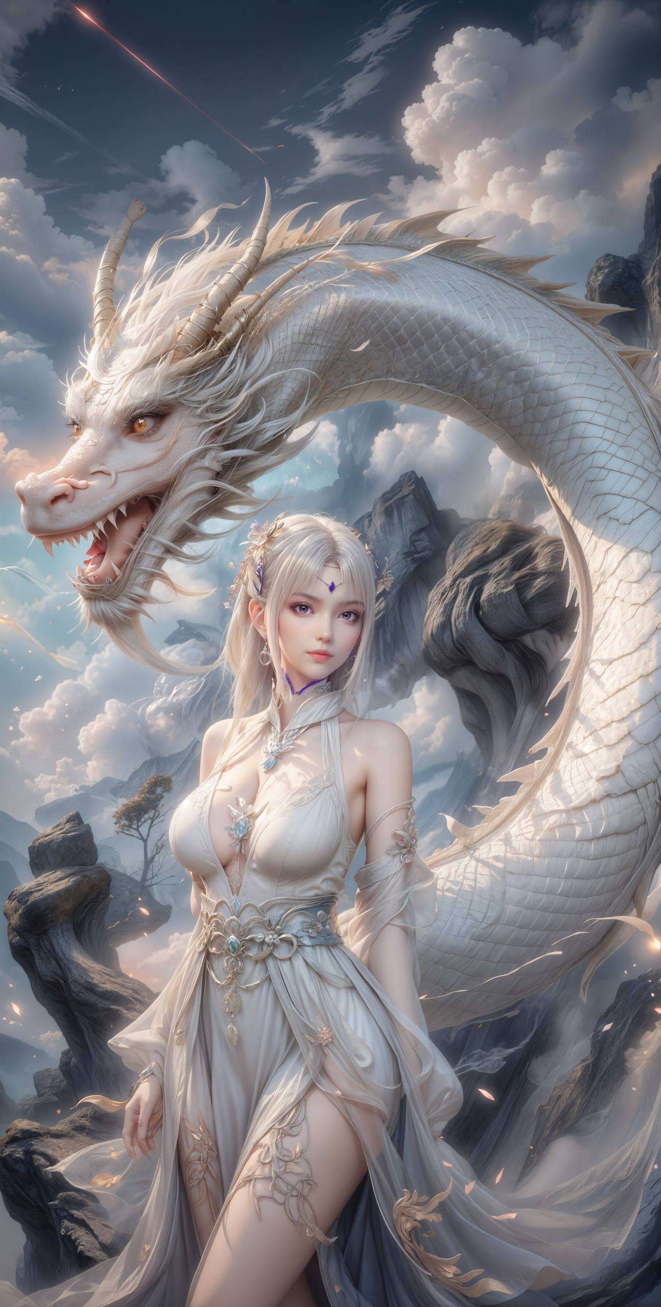 这位斗破苍穹中的绝色女神平板ins风十足