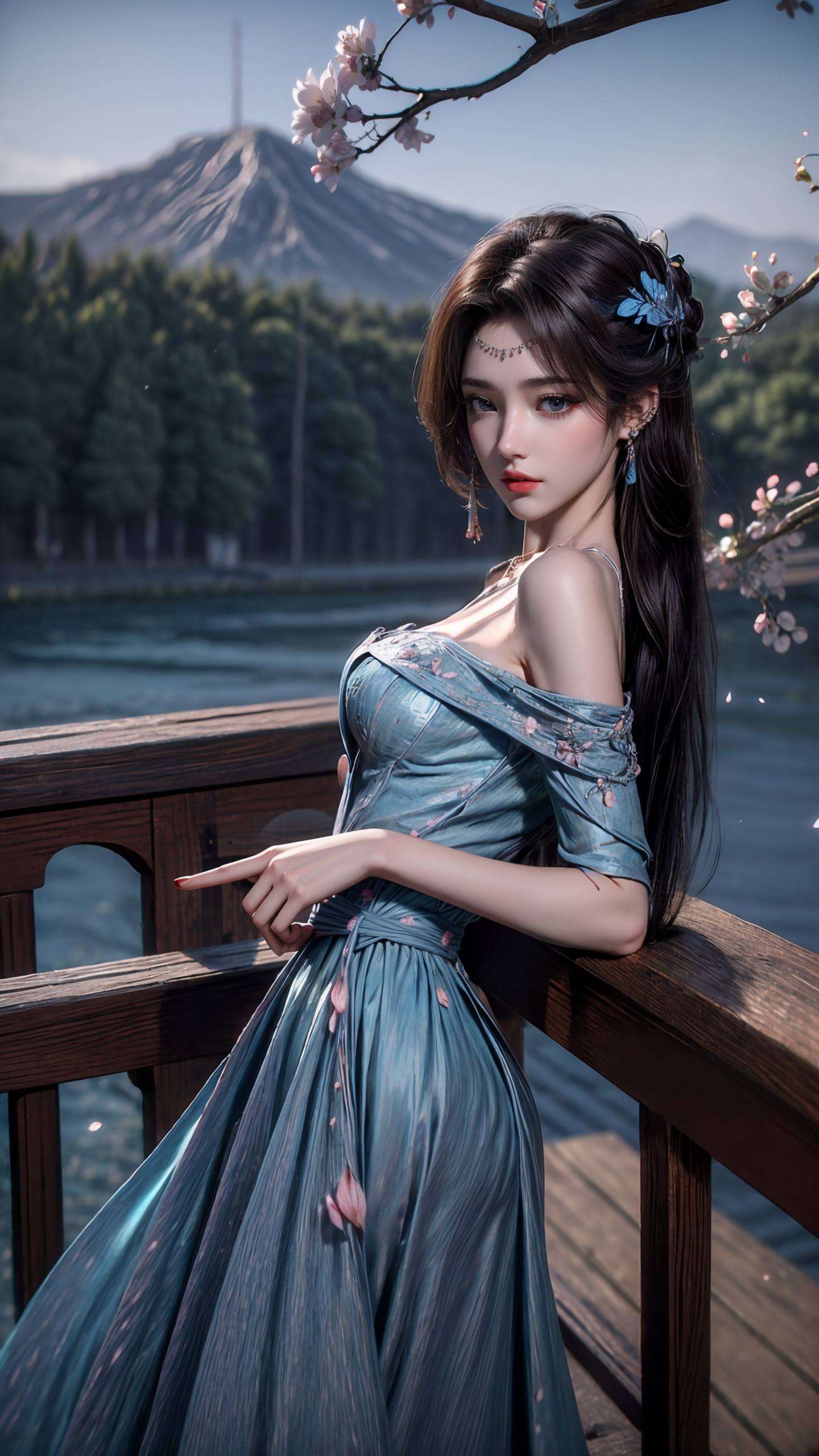 如画中仙子容颜倾城