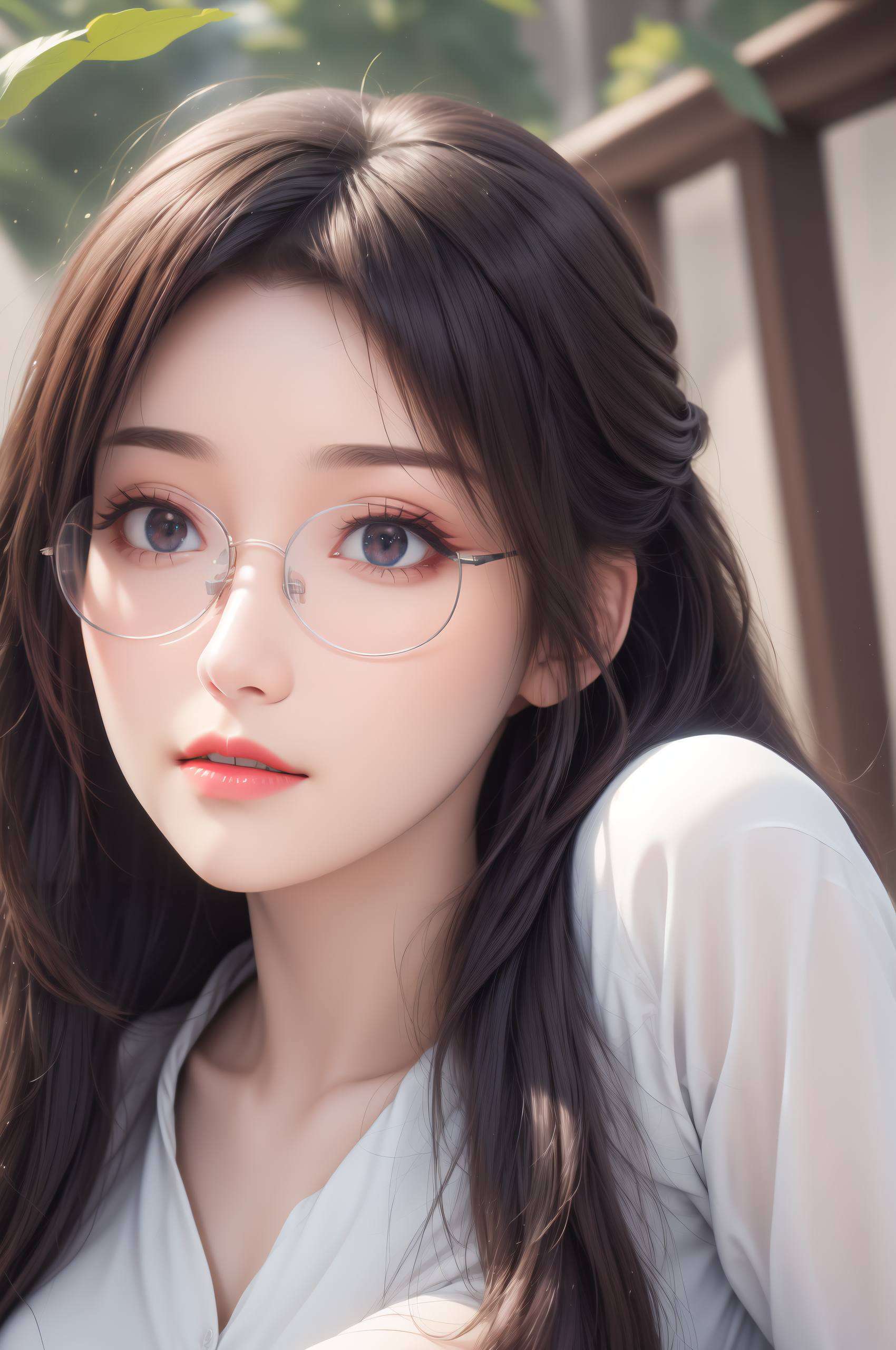 眸若星辰发如乌云