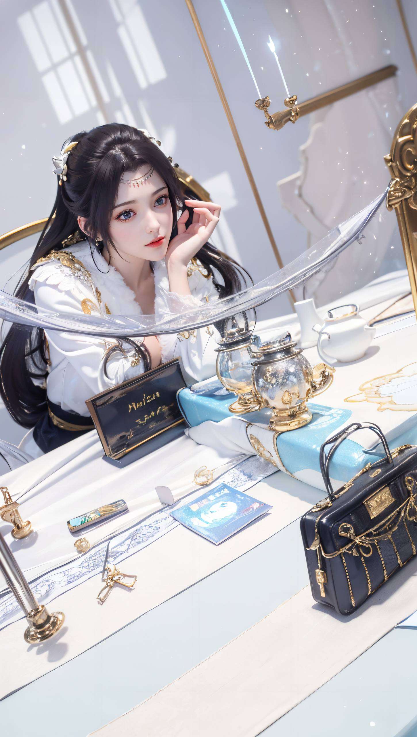 玄幻世界的女神非她莫属！嘻嘻让你的屏幕也沾点仙气吧！