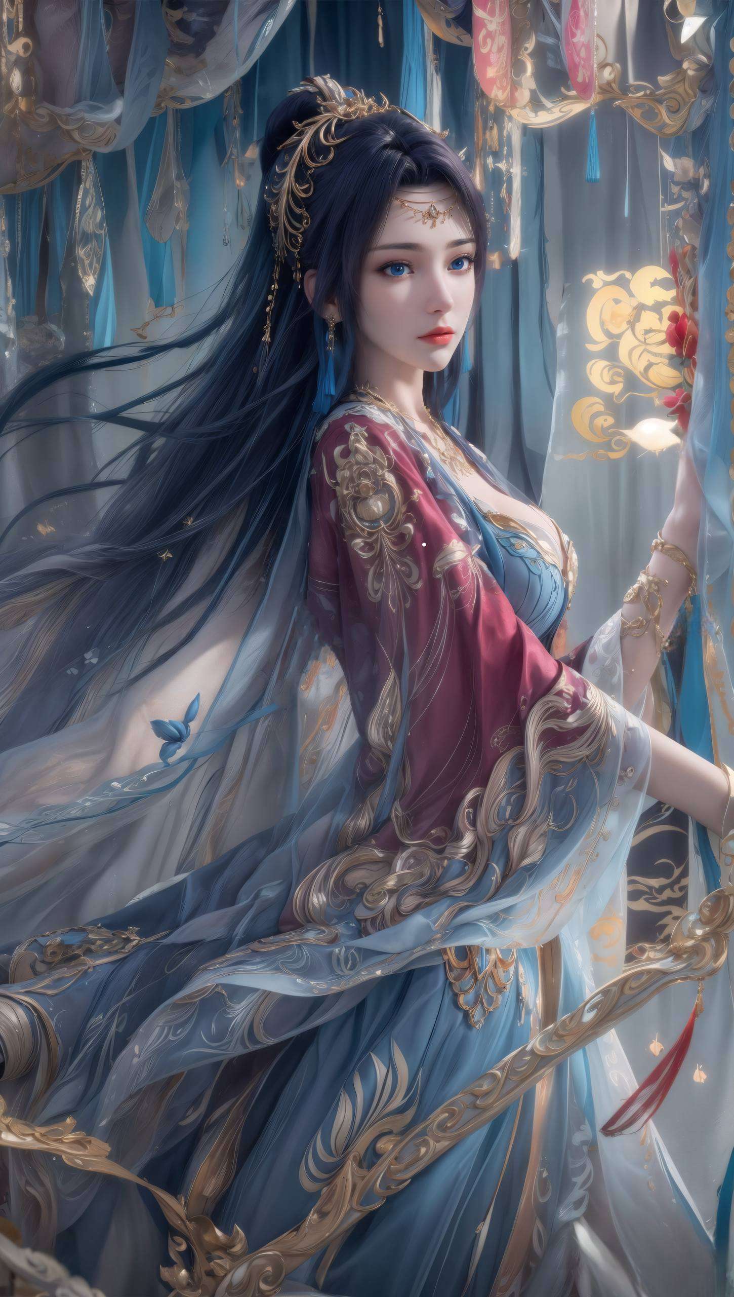 无论是平板还是手机仿佛一幅流动的画卷