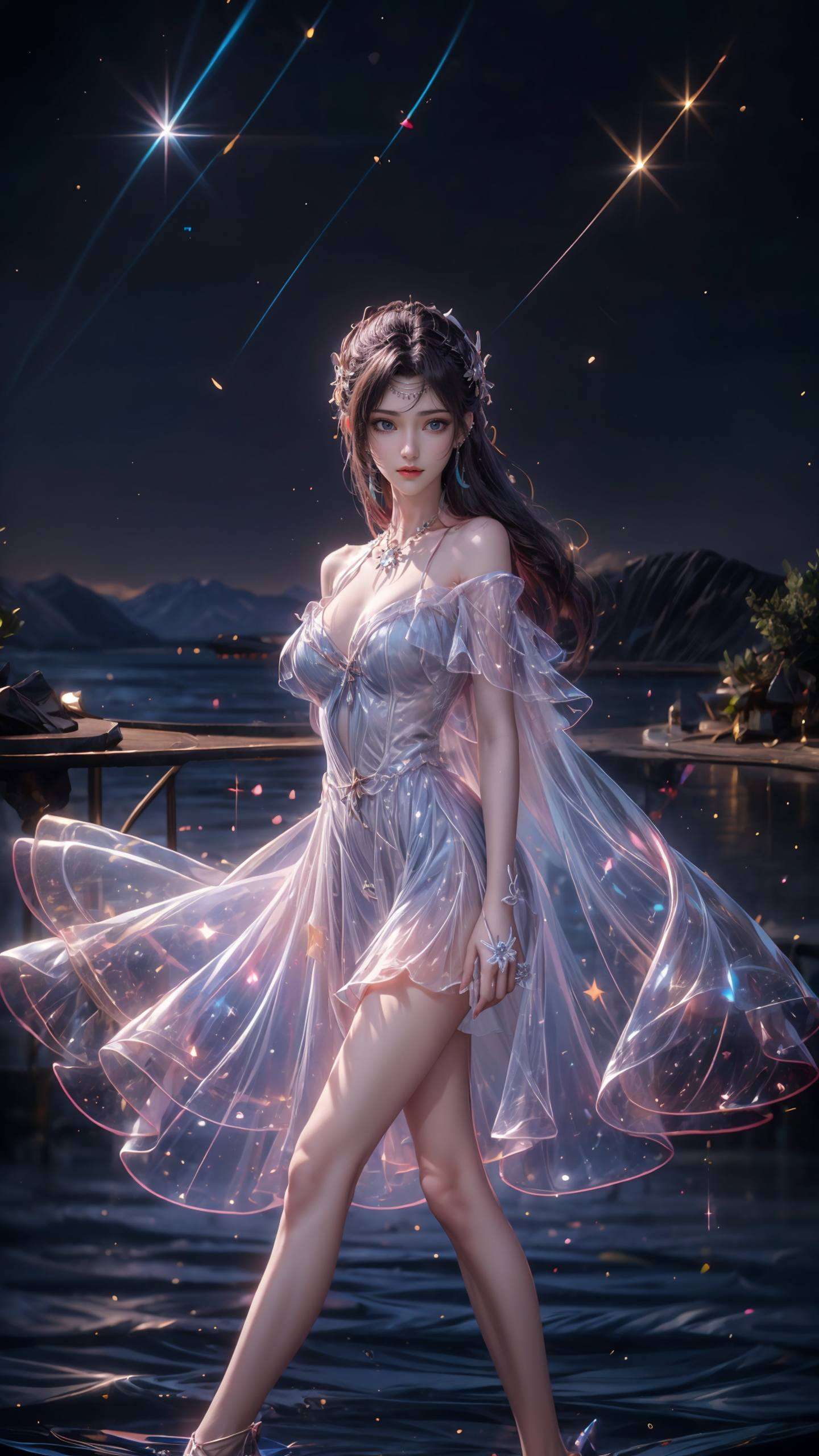 想接近她可不容易哦！她可是高冷女神