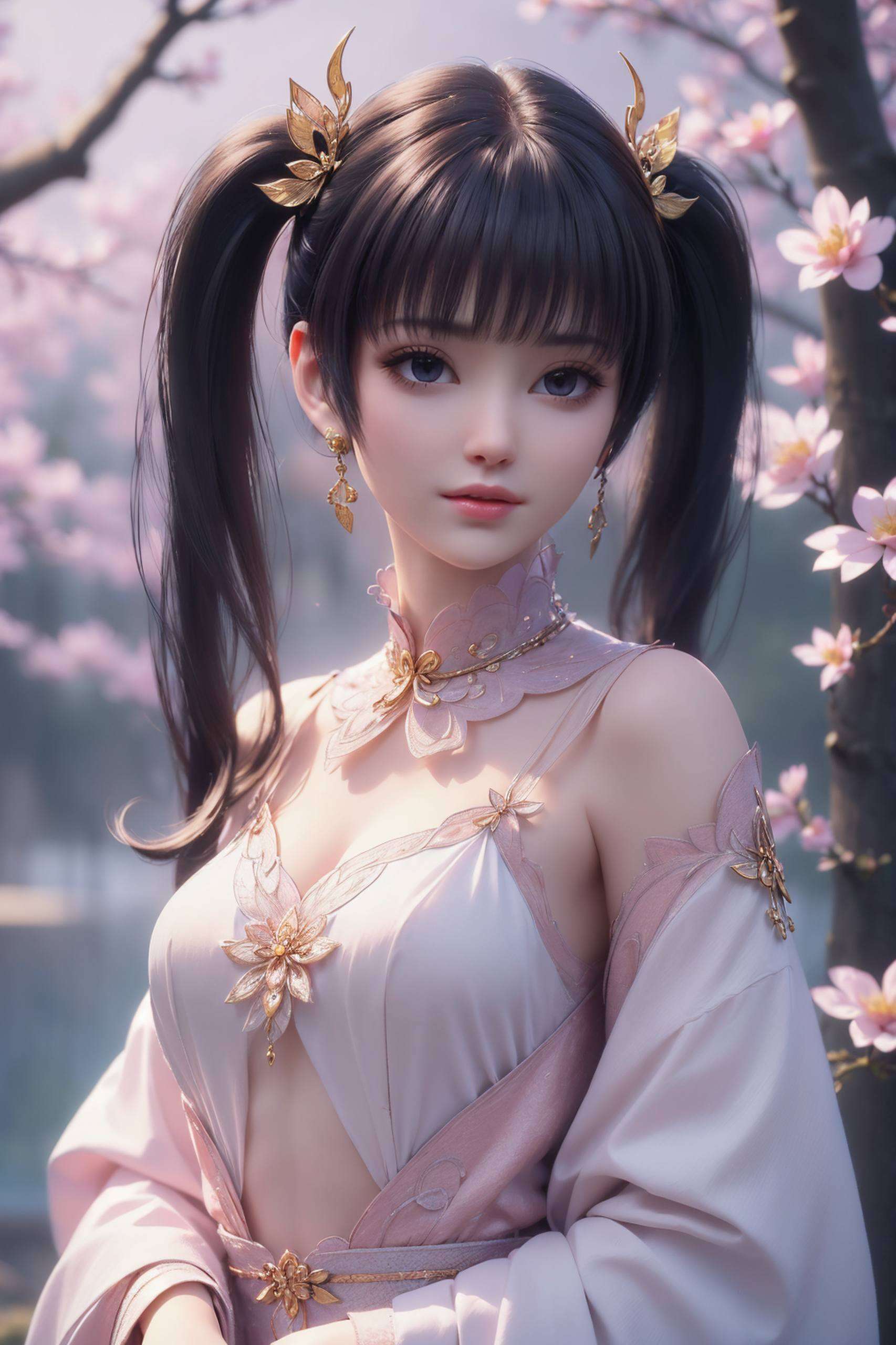 你这魅力壁纸界的颜值担当！她的眼神深邃如星空