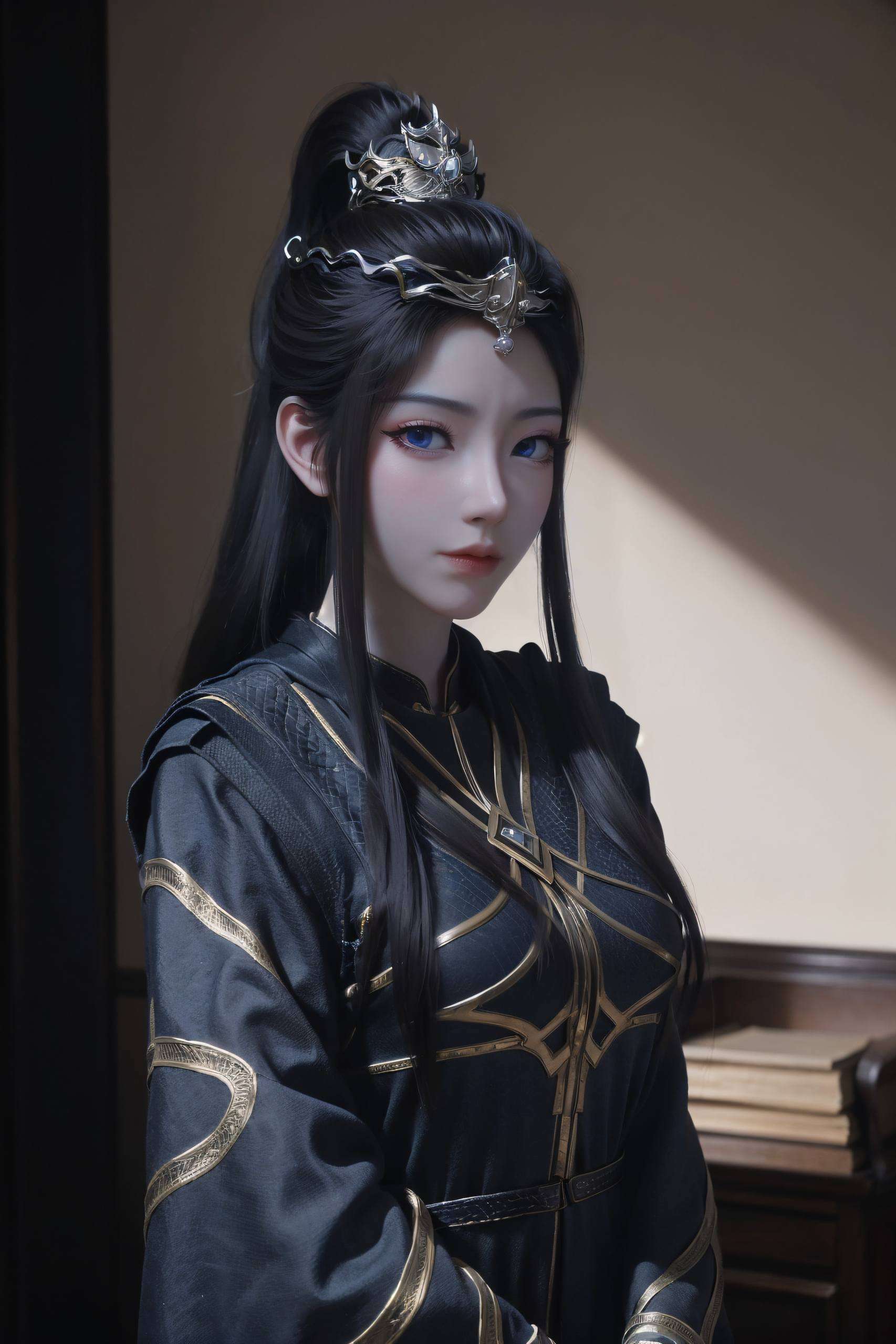 而摇摇锋利而优雅