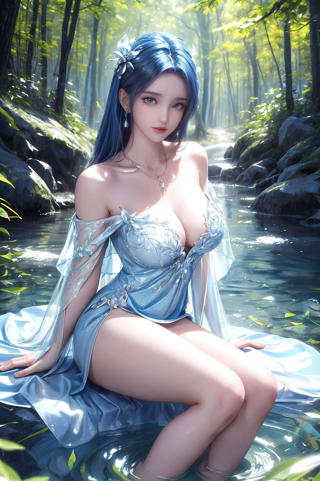 高清呈现动漫阿银的灵动风采邂逅国漫女神——动态壁纸绿色柔和安卓桌面主题