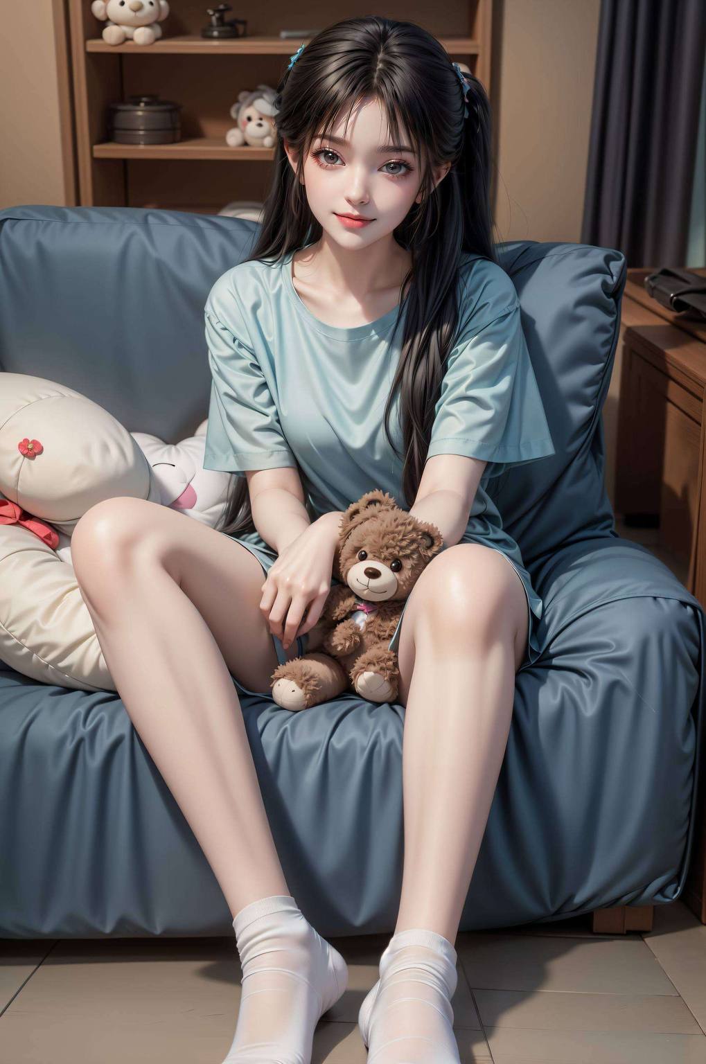 2560p的超清画质让她每一个动作都如梦似幻高清壁纸桌面装饰图