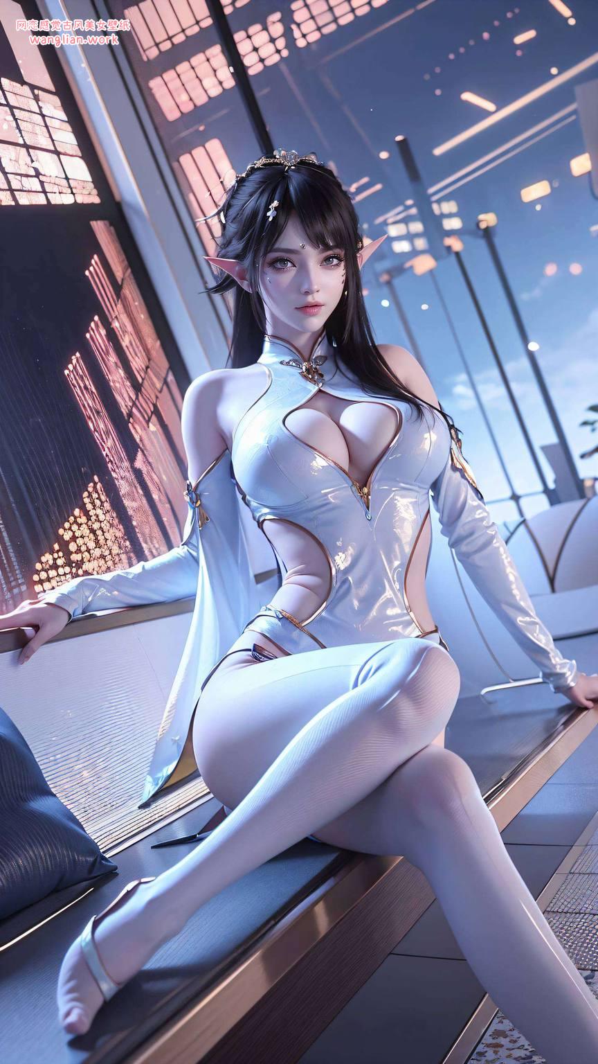 国漫界璀璨星辰AI打造的最美壁纸——凤清儿