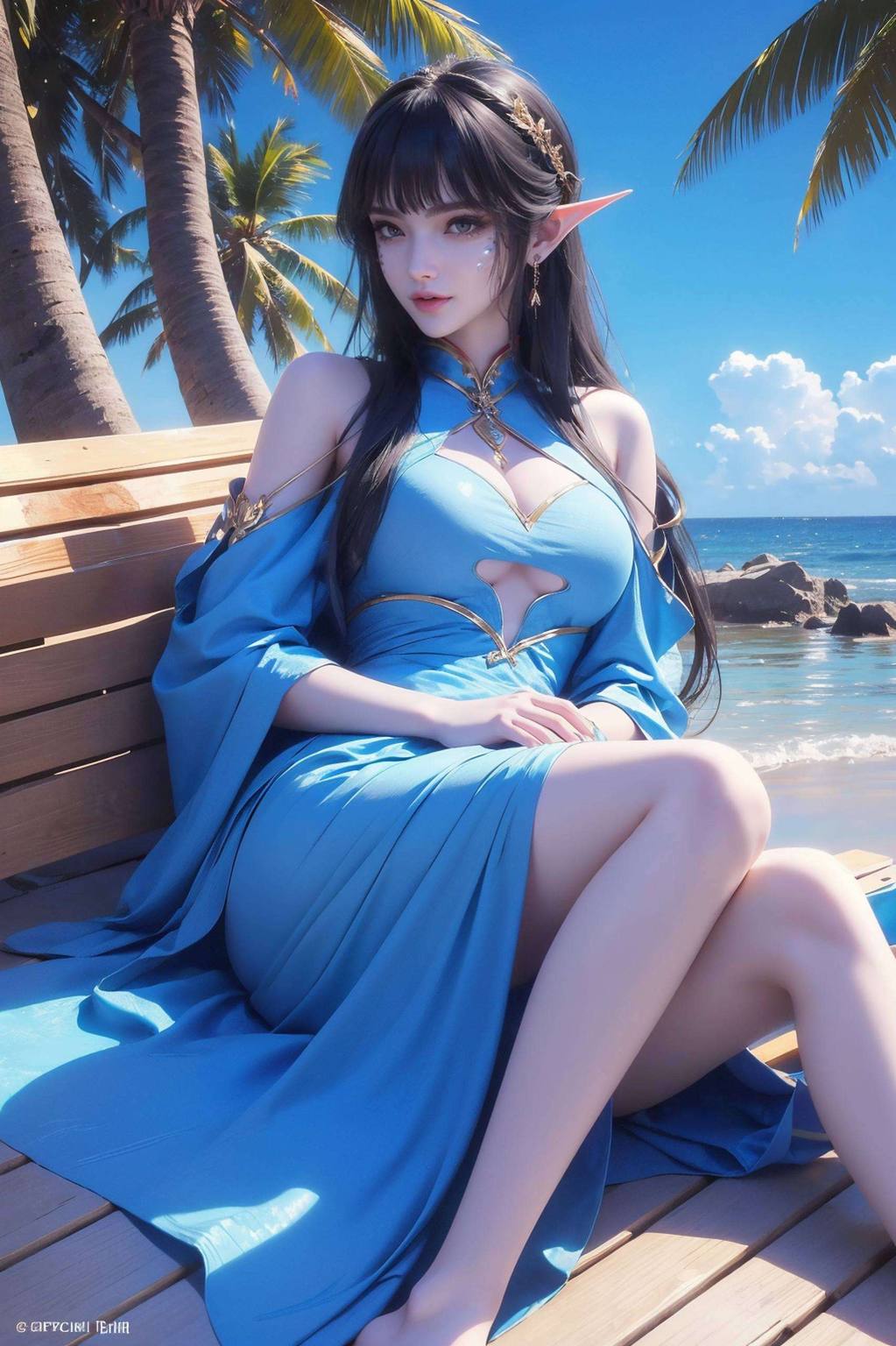 以国漫女神风雷阁凤清儿的唯美形象为主题高清画质