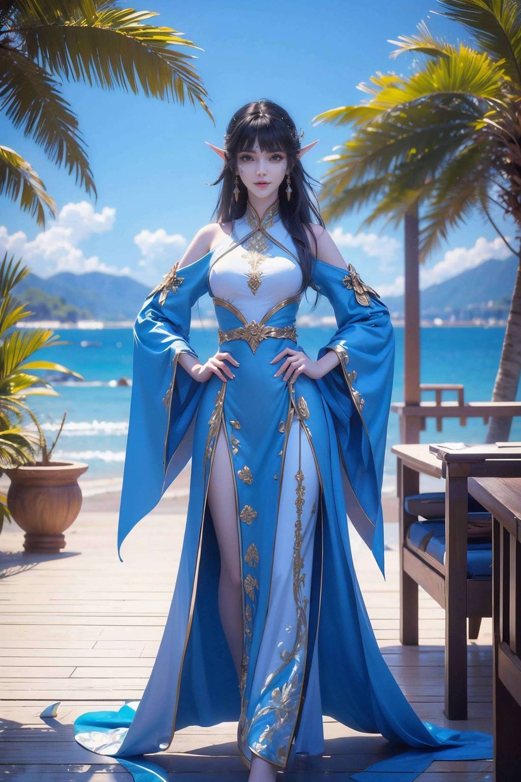 这款国漫美女凤清儿壁纸将国漫之美与电脑桌面完美融合