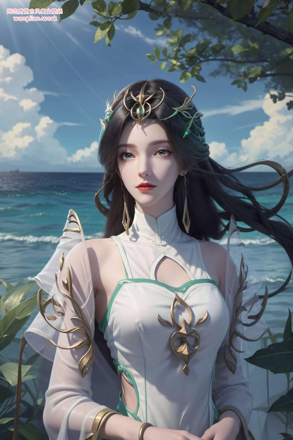 唯美国漫女神风采尽显高清全面屏图片