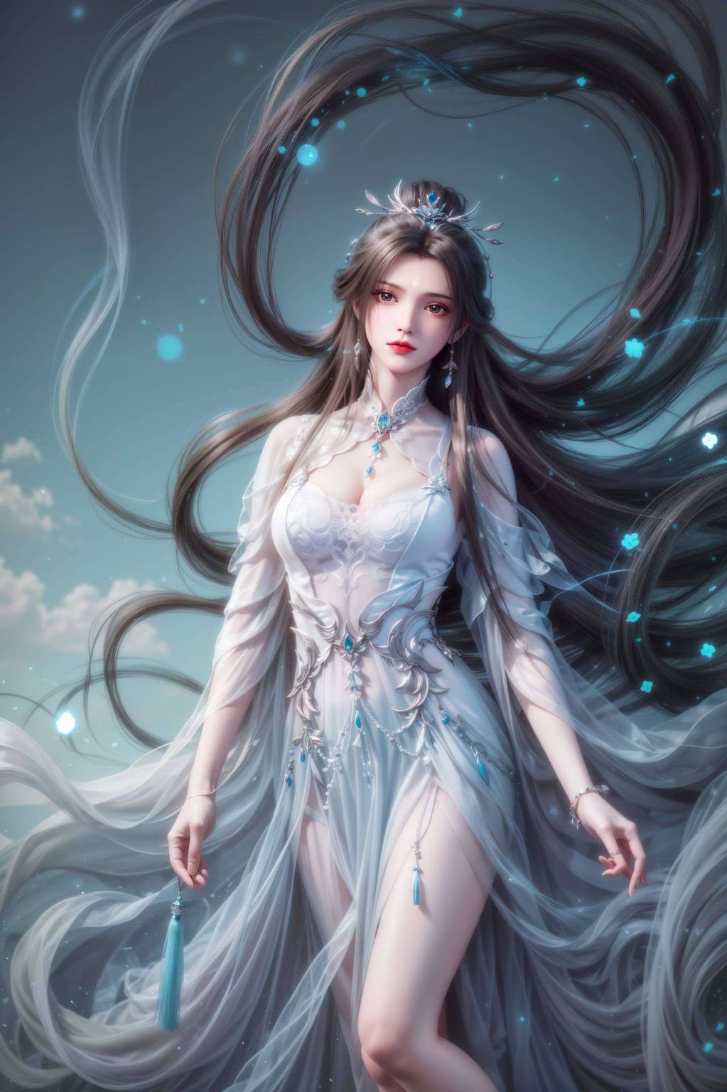 身姿矫健这款AI绘画的陆雪琪动态壁纸
