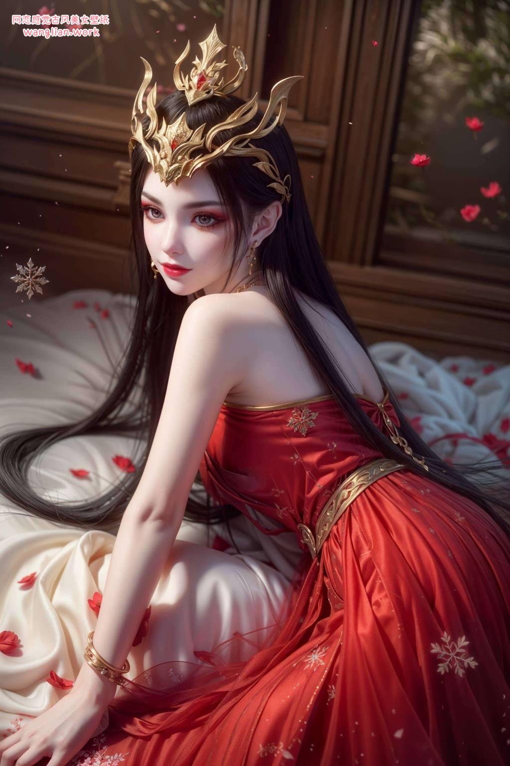 以神秘的美杜莎为灵感这款4K超清3D动漫美女壁纸