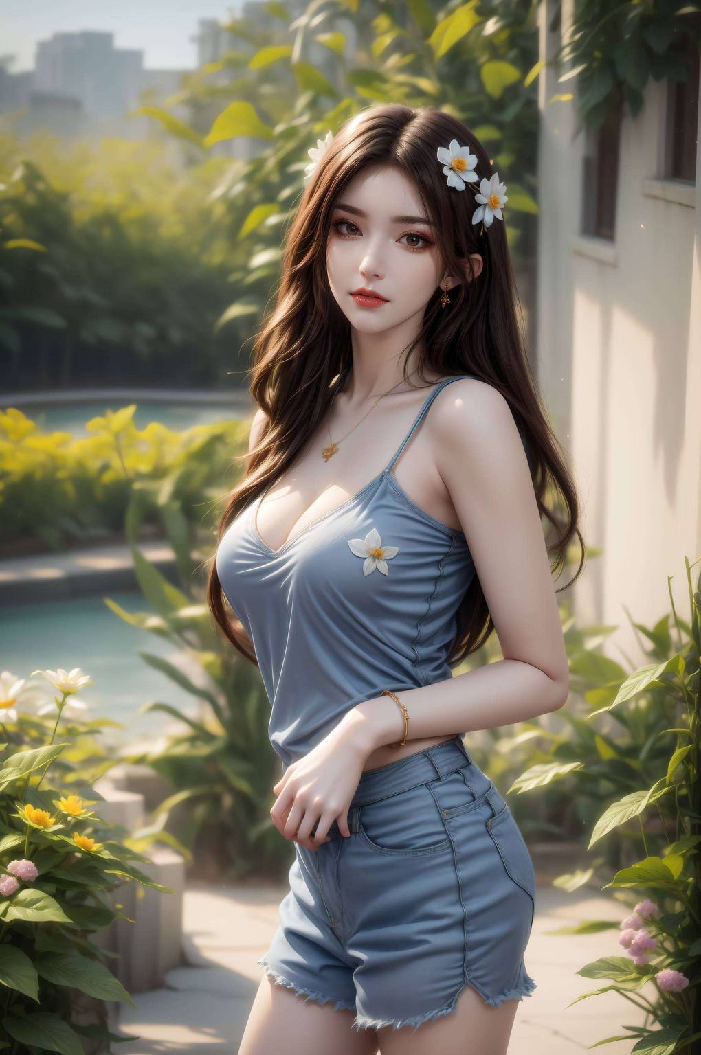 全身壁纸展现她的冷艳与力量为你的手机注入灵魂