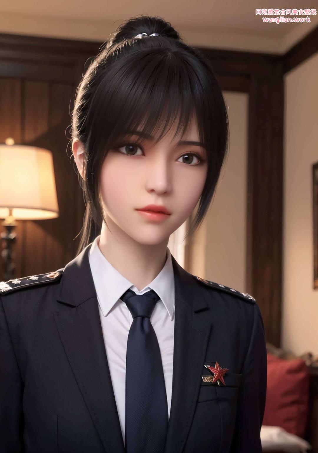 让电脑屏幕瞬间焕发女神光彩高清画质展现了她清新脱俗的气质