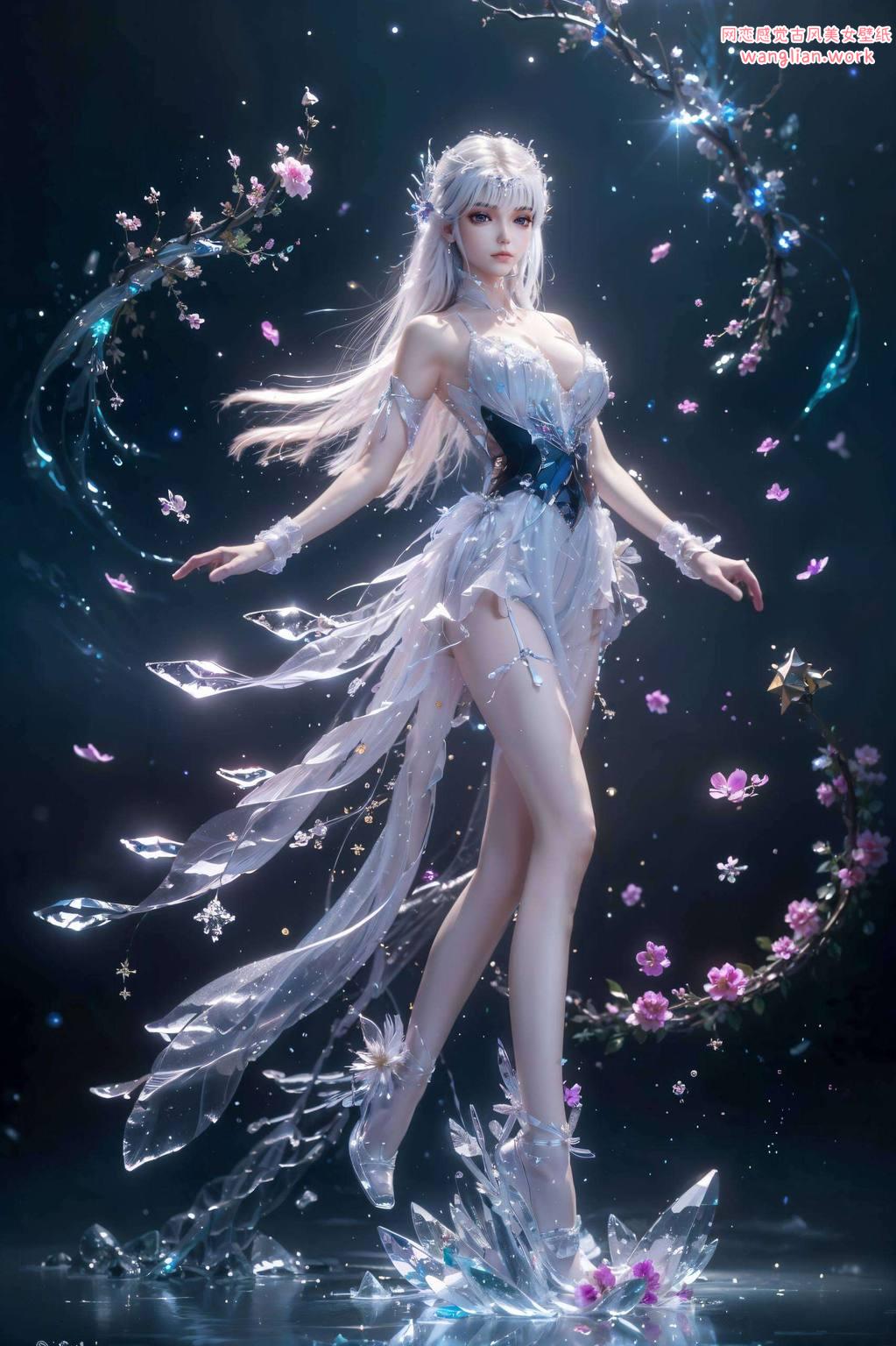 动漫迷们！这款全新的圣采儿眨眼动态壁纸都是她对你温柔的呢喃