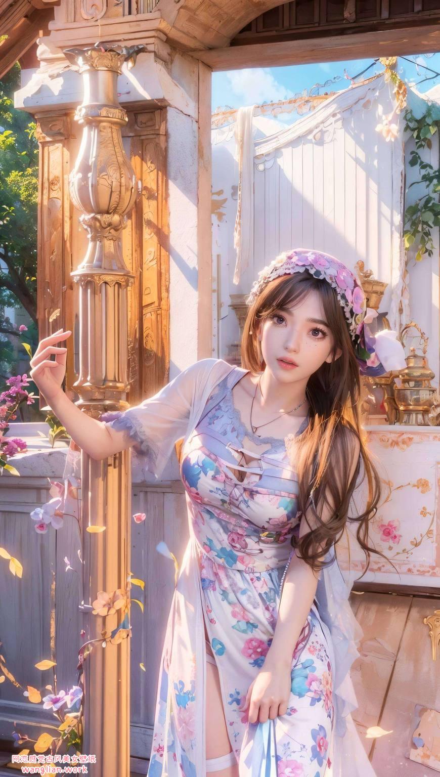 为你的桌面带来一抹别样的风情以眷思量的绝美形象为主题