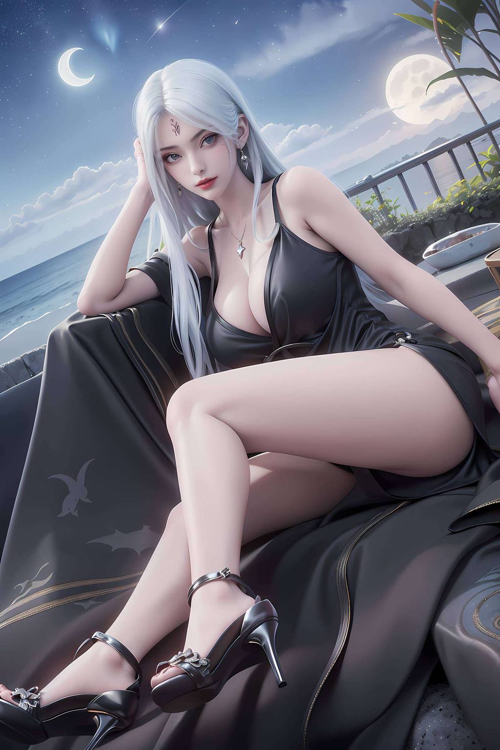 每一帧都如诛仙般梦幻让小白的美态在电脑屏幕上尽情绽放