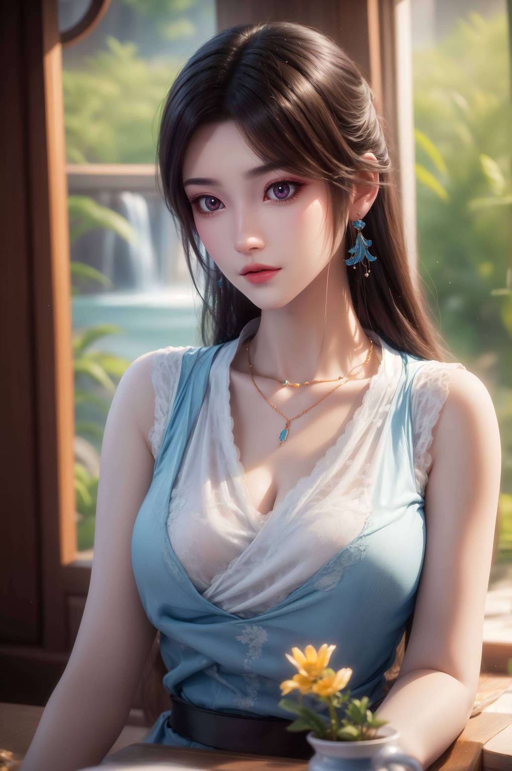 特别为堆塘元尊夭夭打造了全新造型让夭夭的美貌与气质跃然屏上
