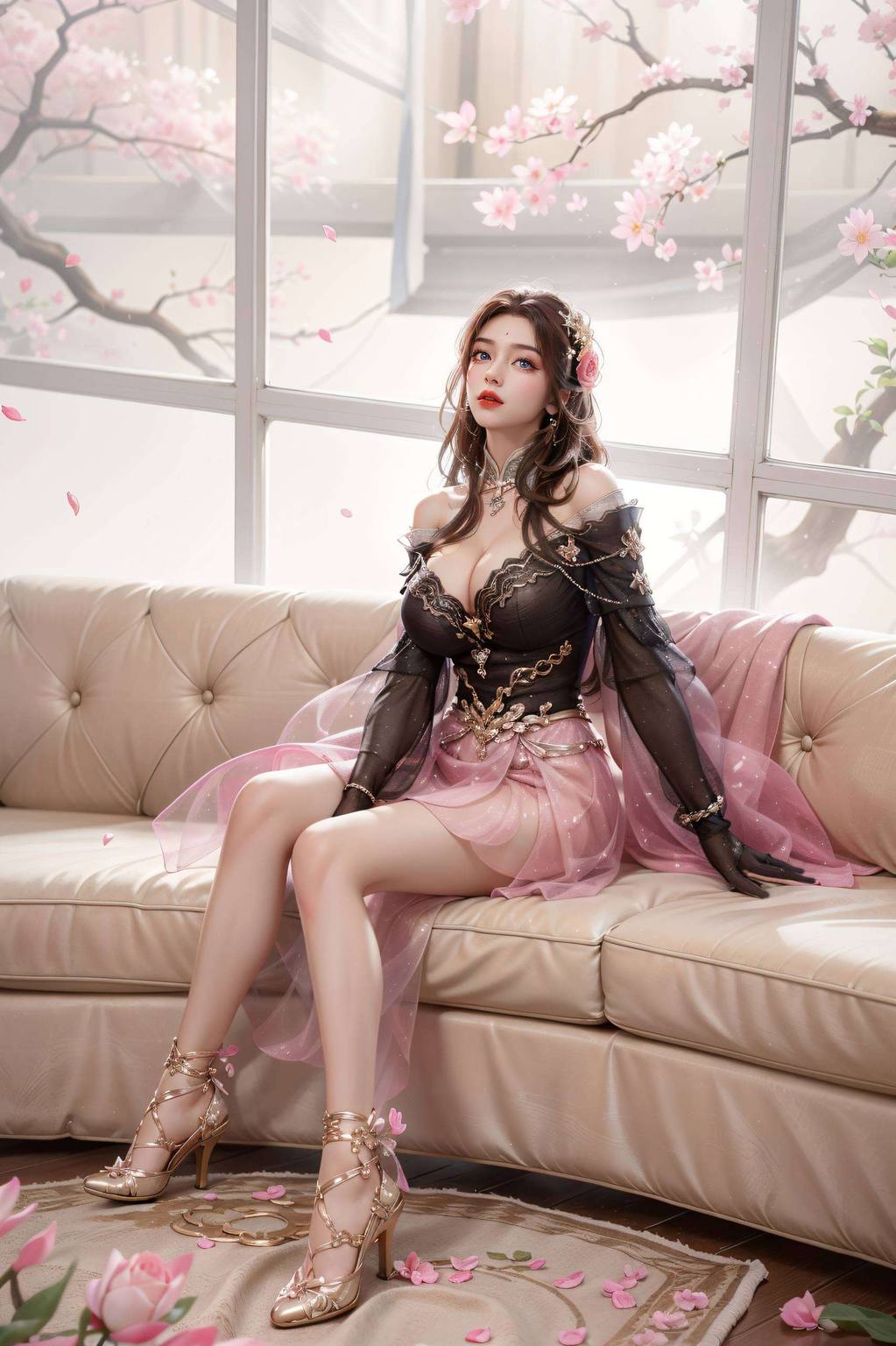 尽享视觉盛宴以国漫美女月婵为主角