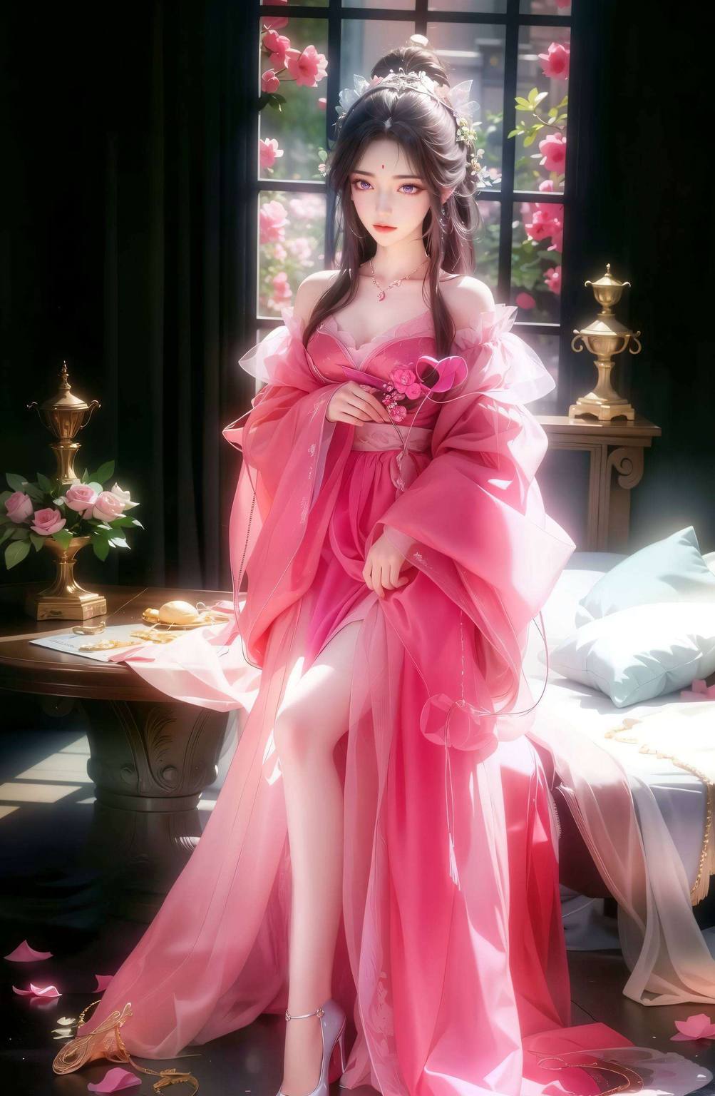 细节精致将国漫美女的柔美与动画的灵动完美融合