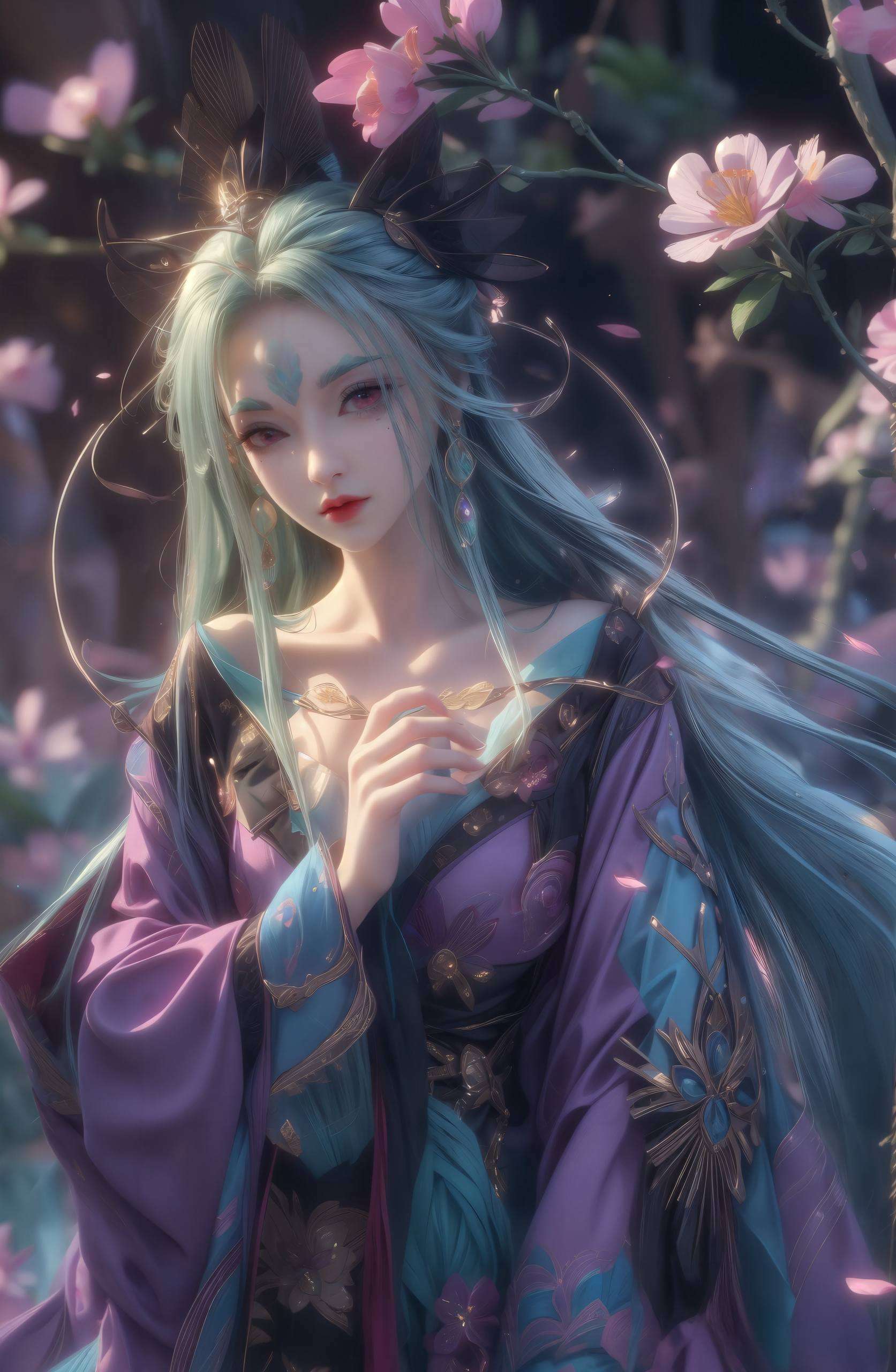 风采绝世其身姿曼妙