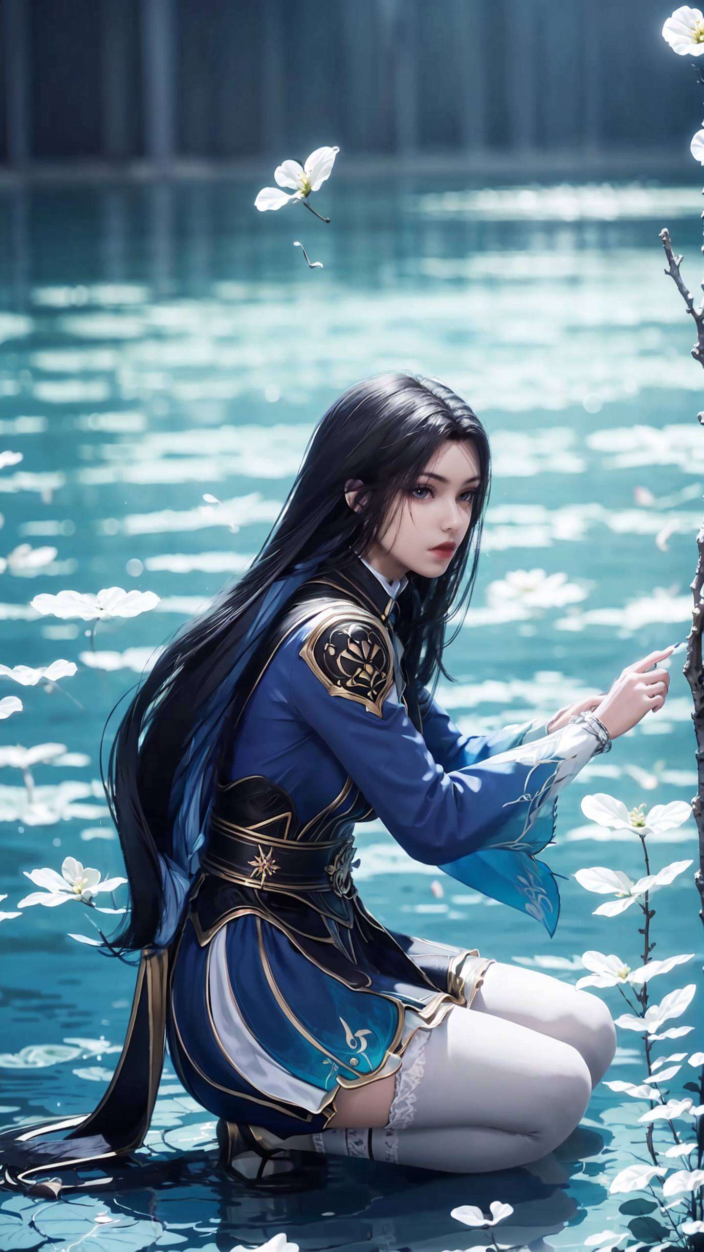 动作优雅如诗眼神如星辰般深邃