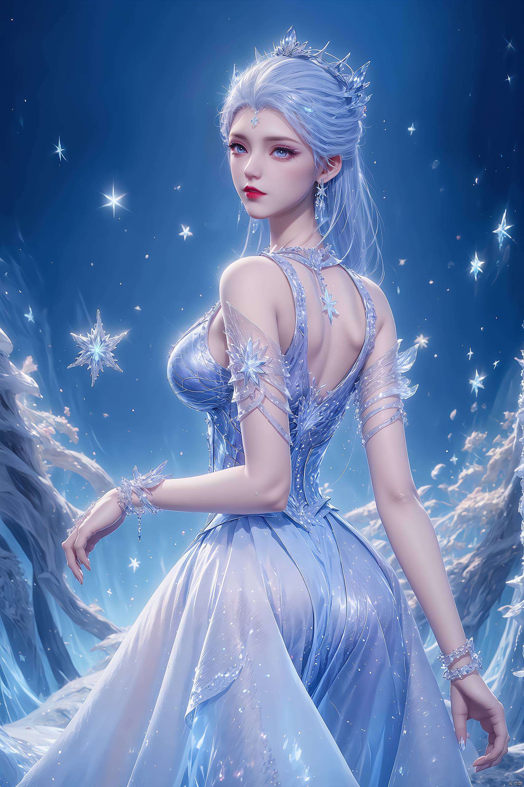 冰雪中的绝美传说融化冰霜