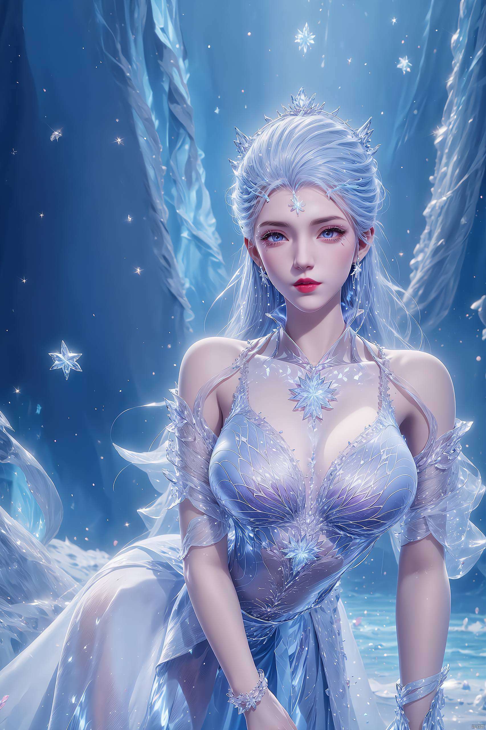风华绝代雪女立于绝世唐门之巅