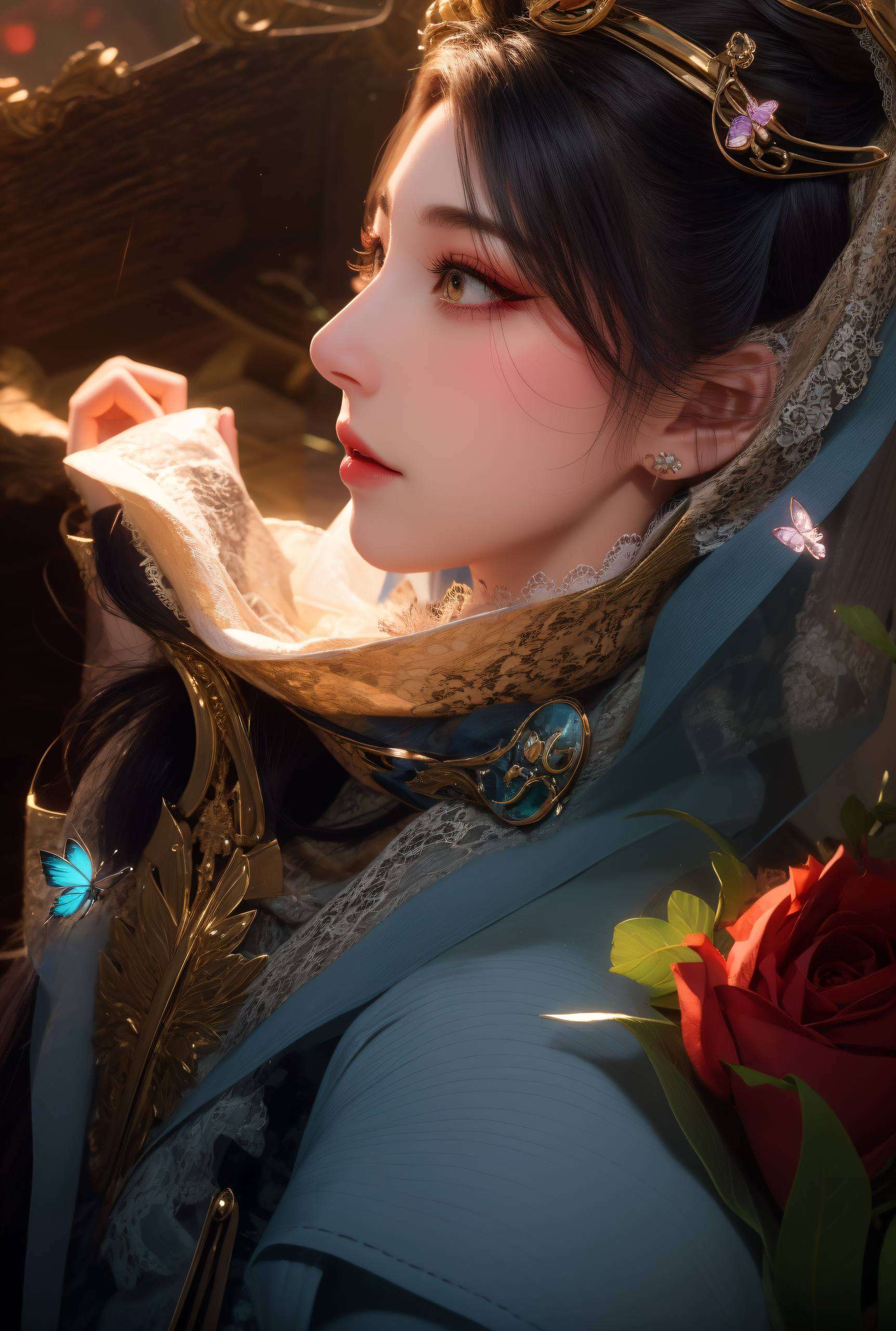 哭泣时更是美得让人心碎南宫夕儿
