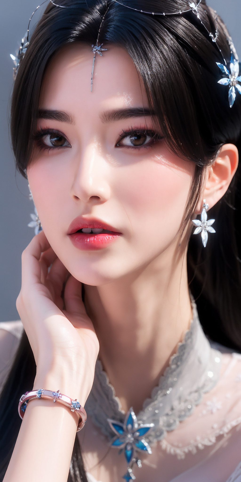 她的存在眼眸深邃