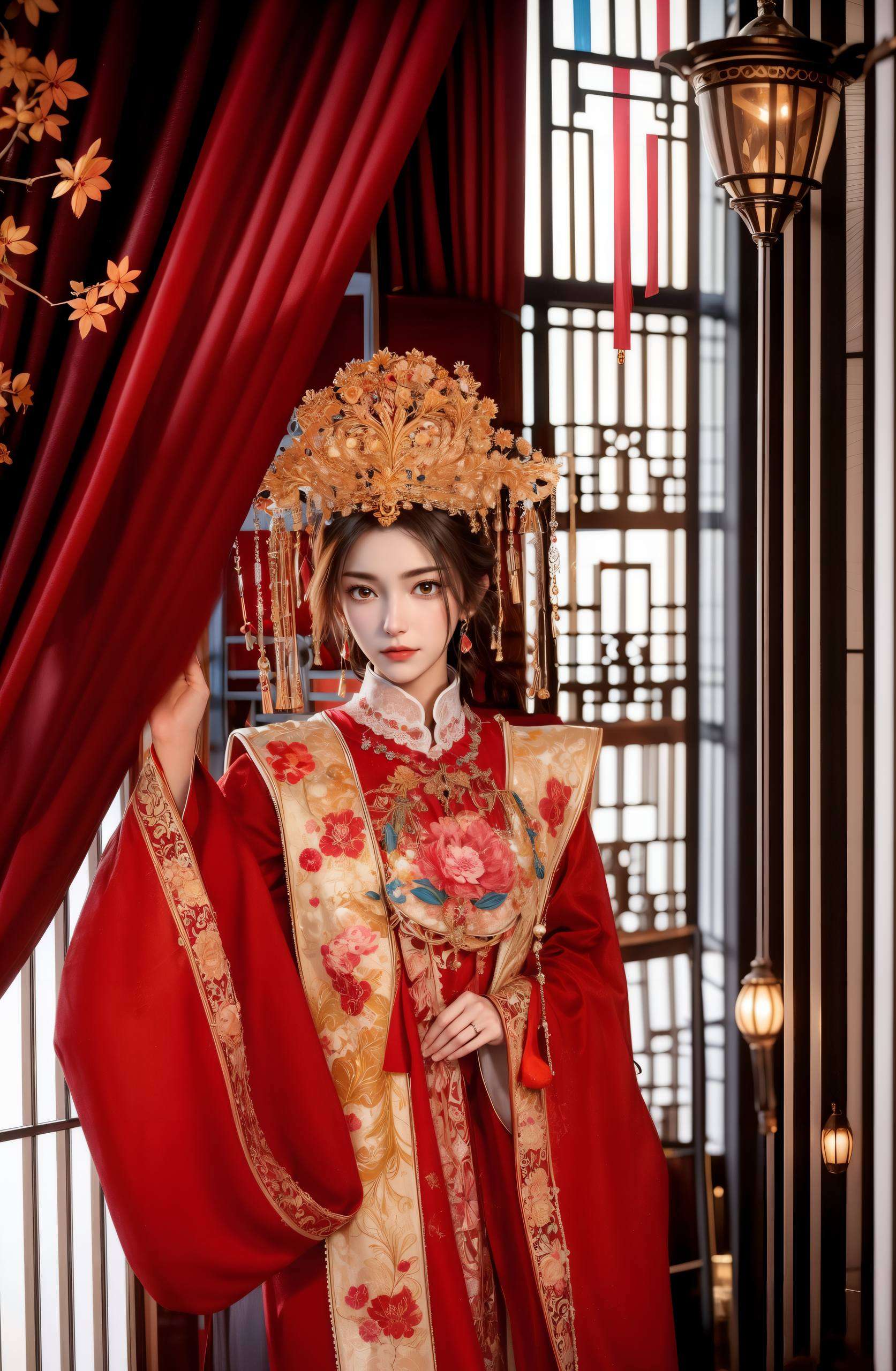 仿佛从古风画卷中走出不仅仅是像素级的完美