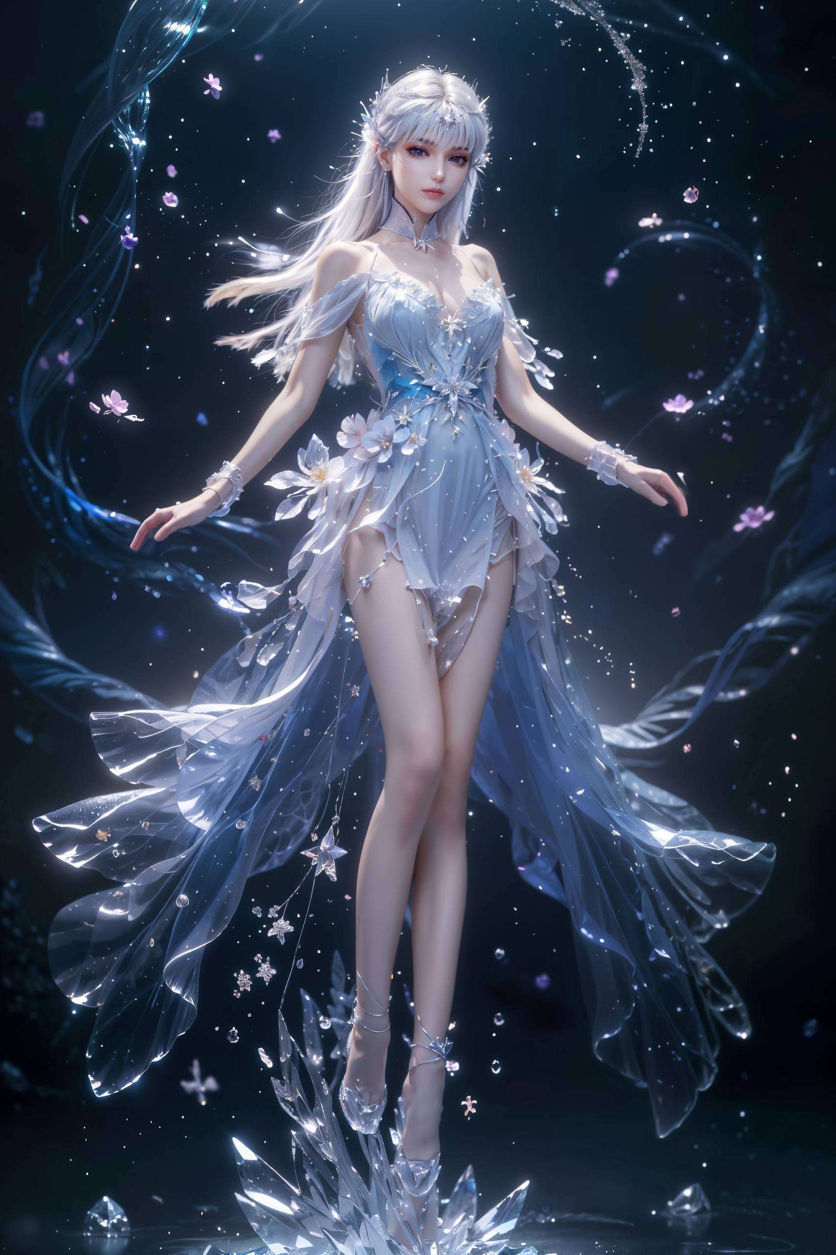 在神印王座的奇幻世界中她的壁纸不仅展现了她的绝美风采